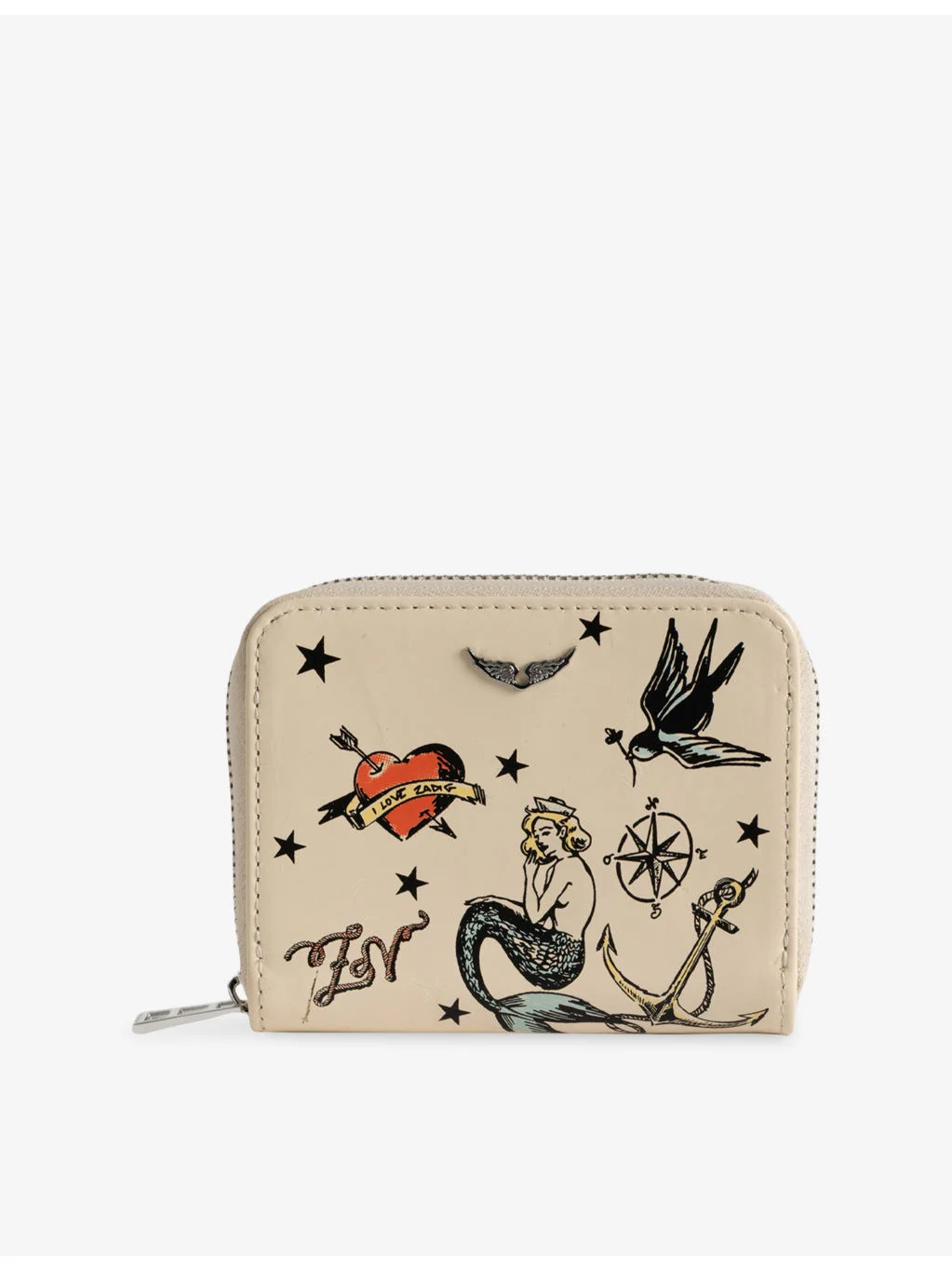 Mini ZV Tattoo Leather Purse - 1