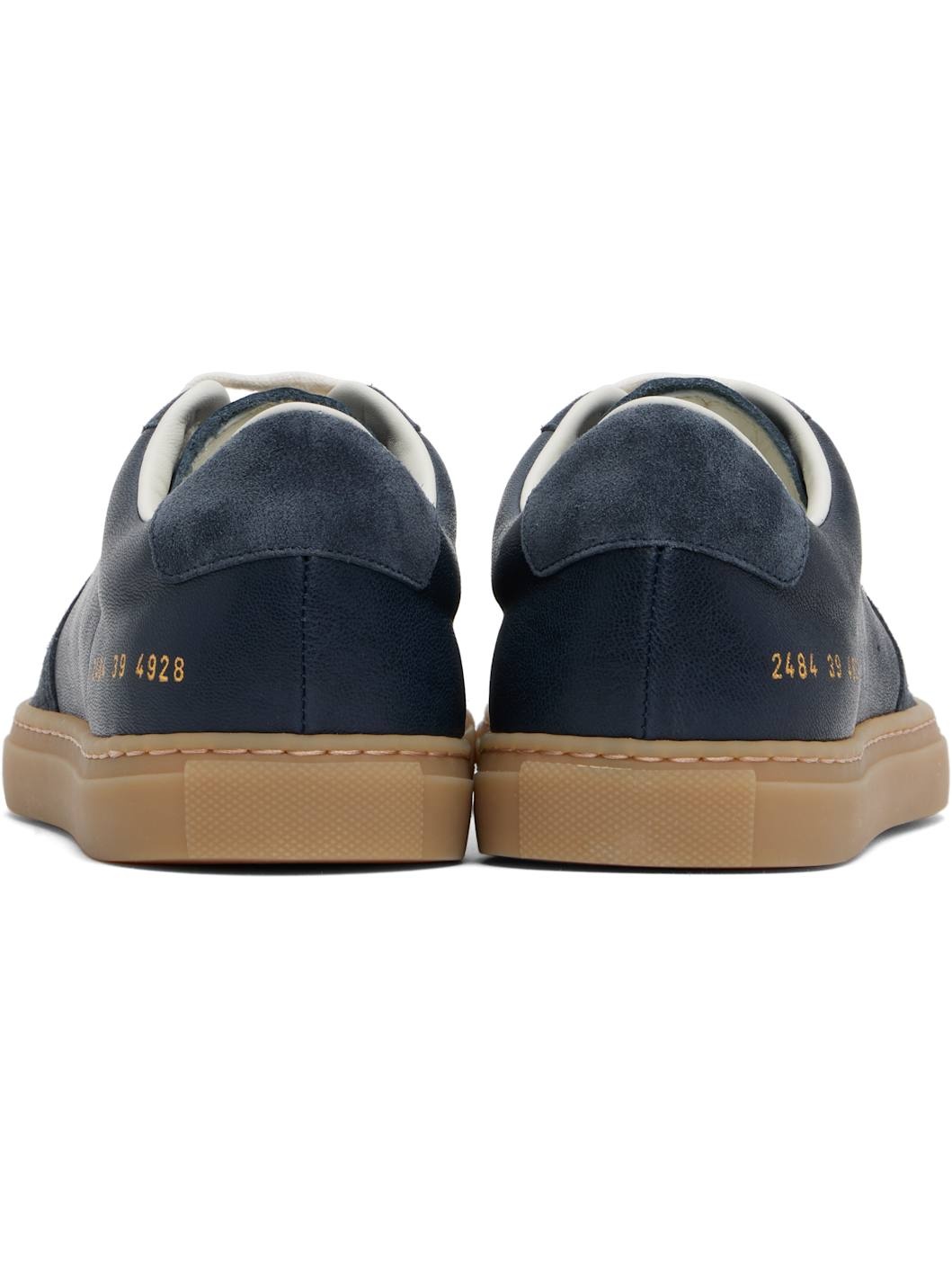 Navy BBall Duo Slim Sneakers - 2