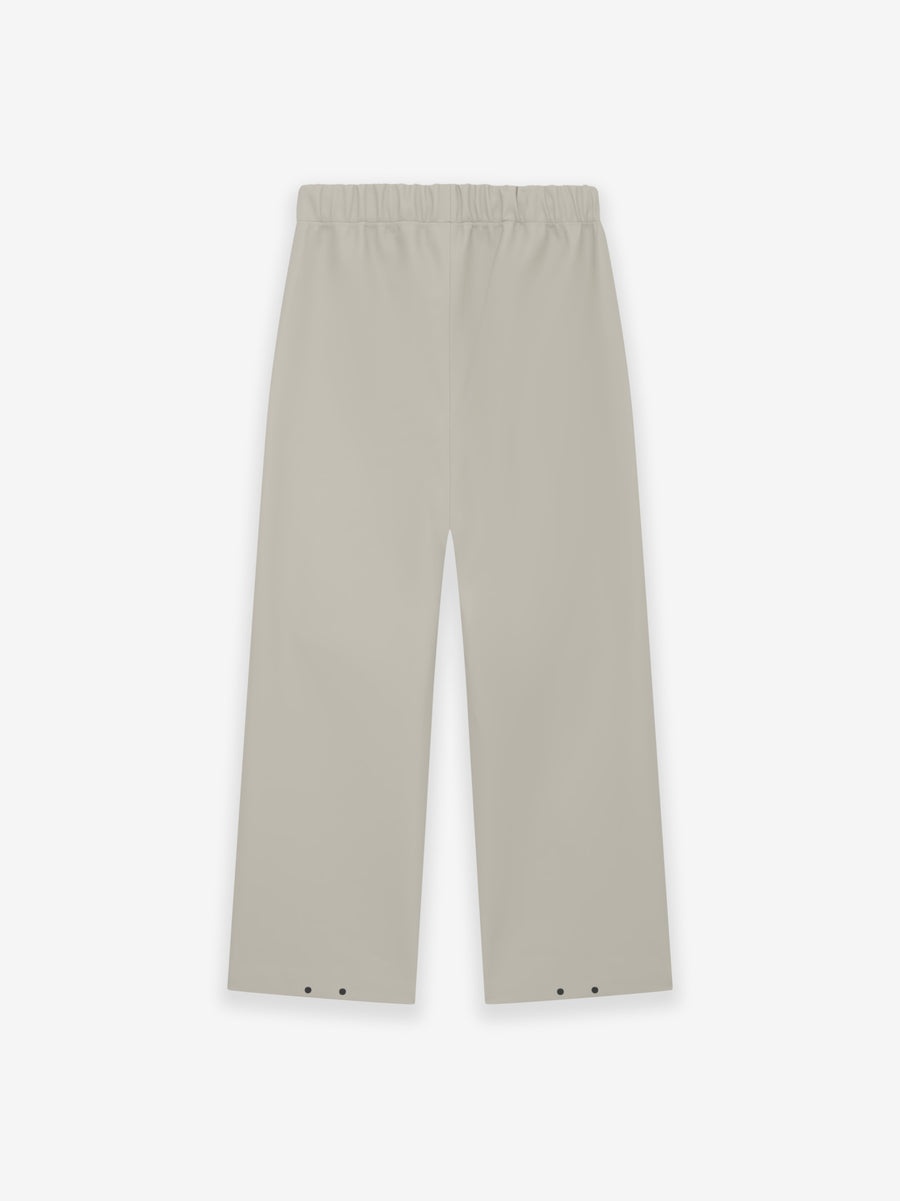 Rubberized Knee Pleat Wide Leg Pant - 2