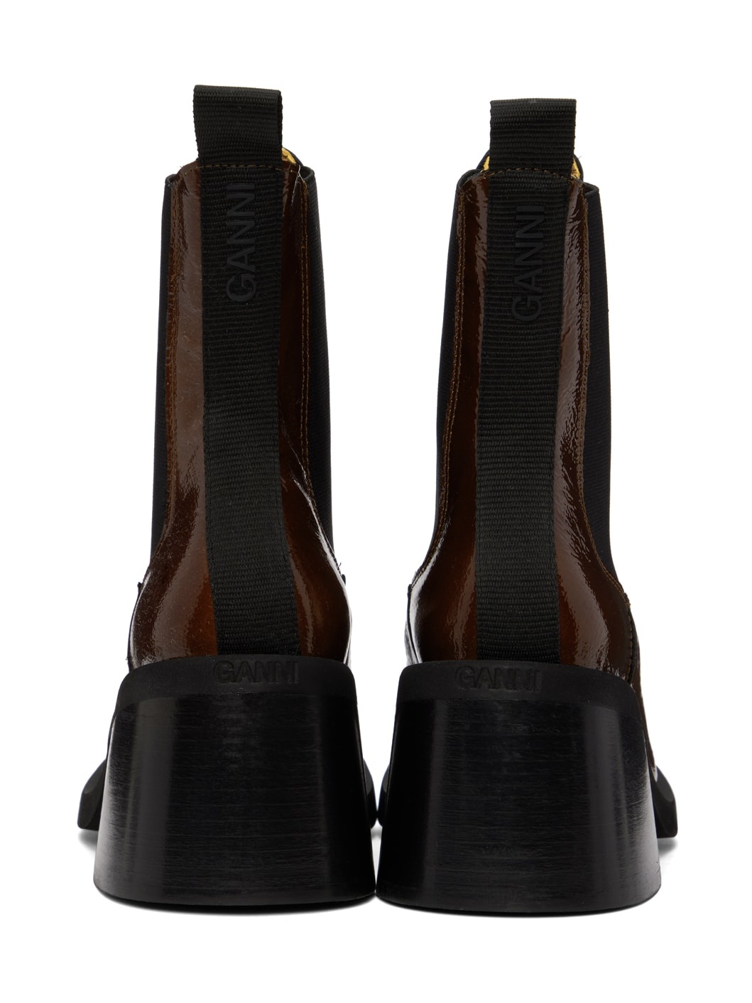 Brown Heeled Chelsea Boots - 2
