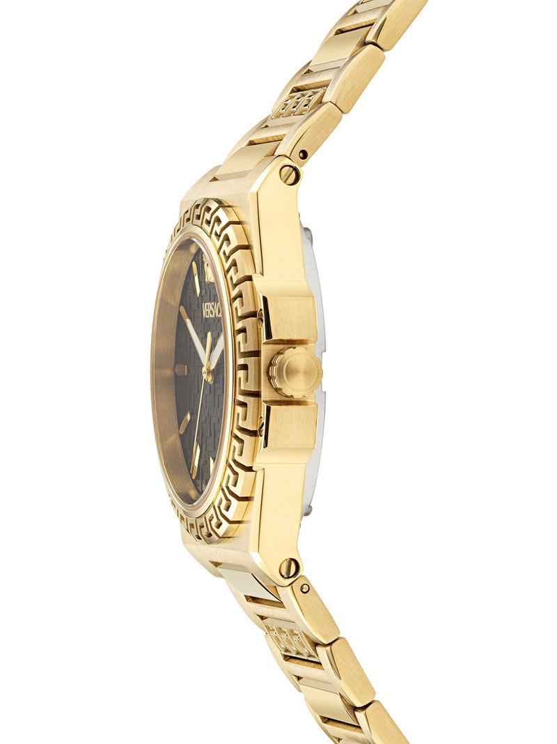 Women's Greca Reaction Stainless Steel Bracelet Watch/38MM - Yellow Gold 3