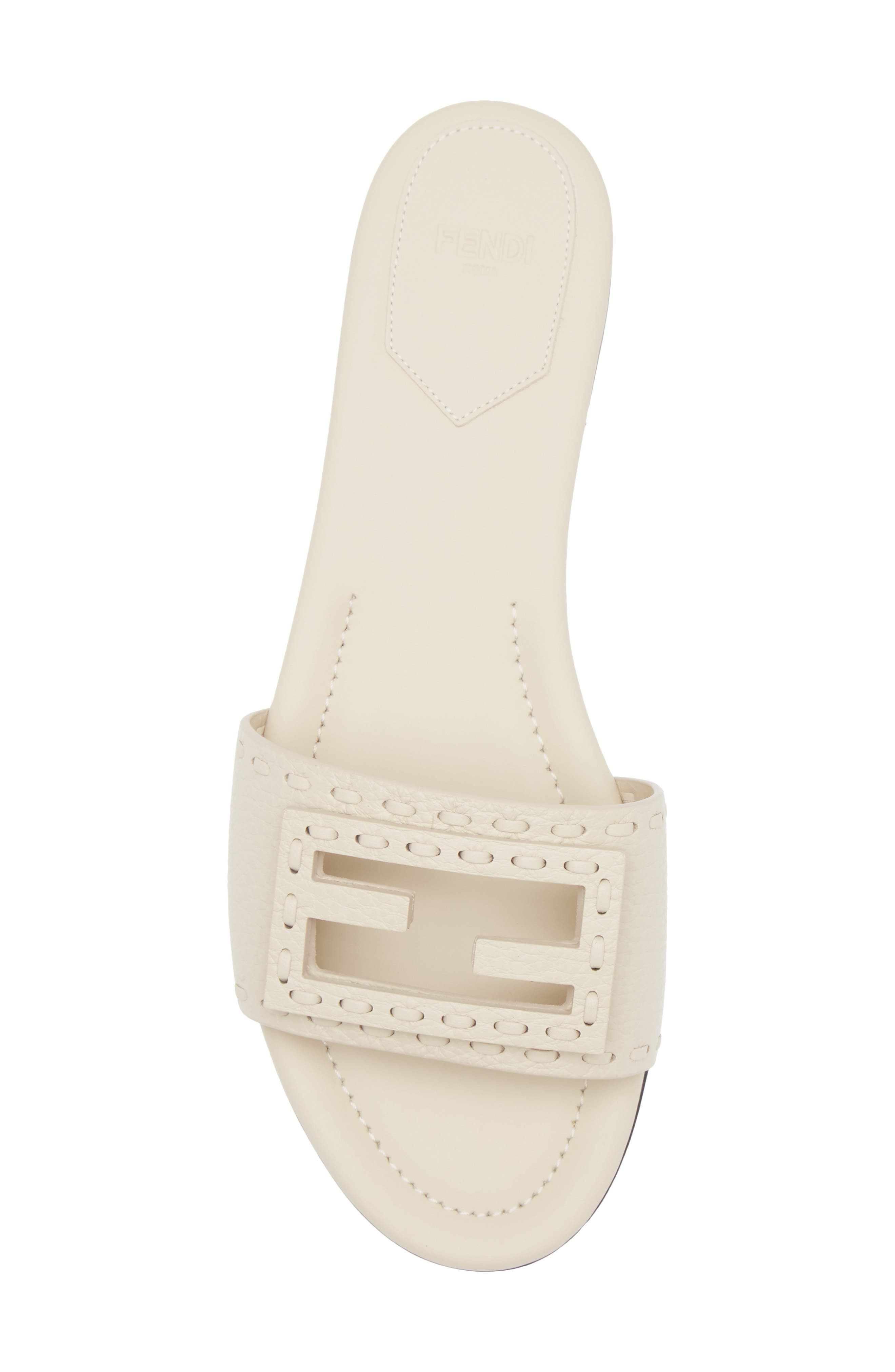 Fendi Signature Slide Sandal in Camelia at Nordstrom - 3