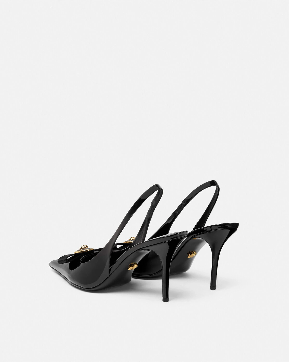 Gianni Ribbon Slingback Pumps 85 mm - 4