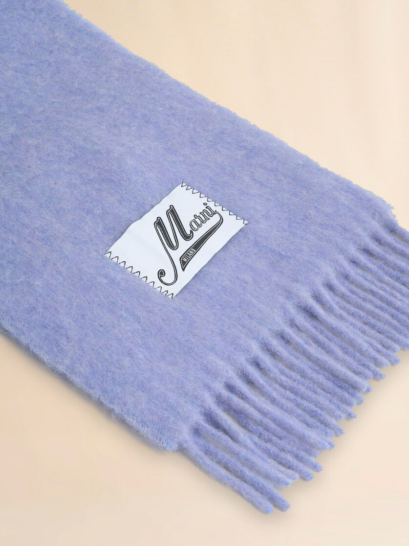 INDIGO ALPACA SCARF - 2