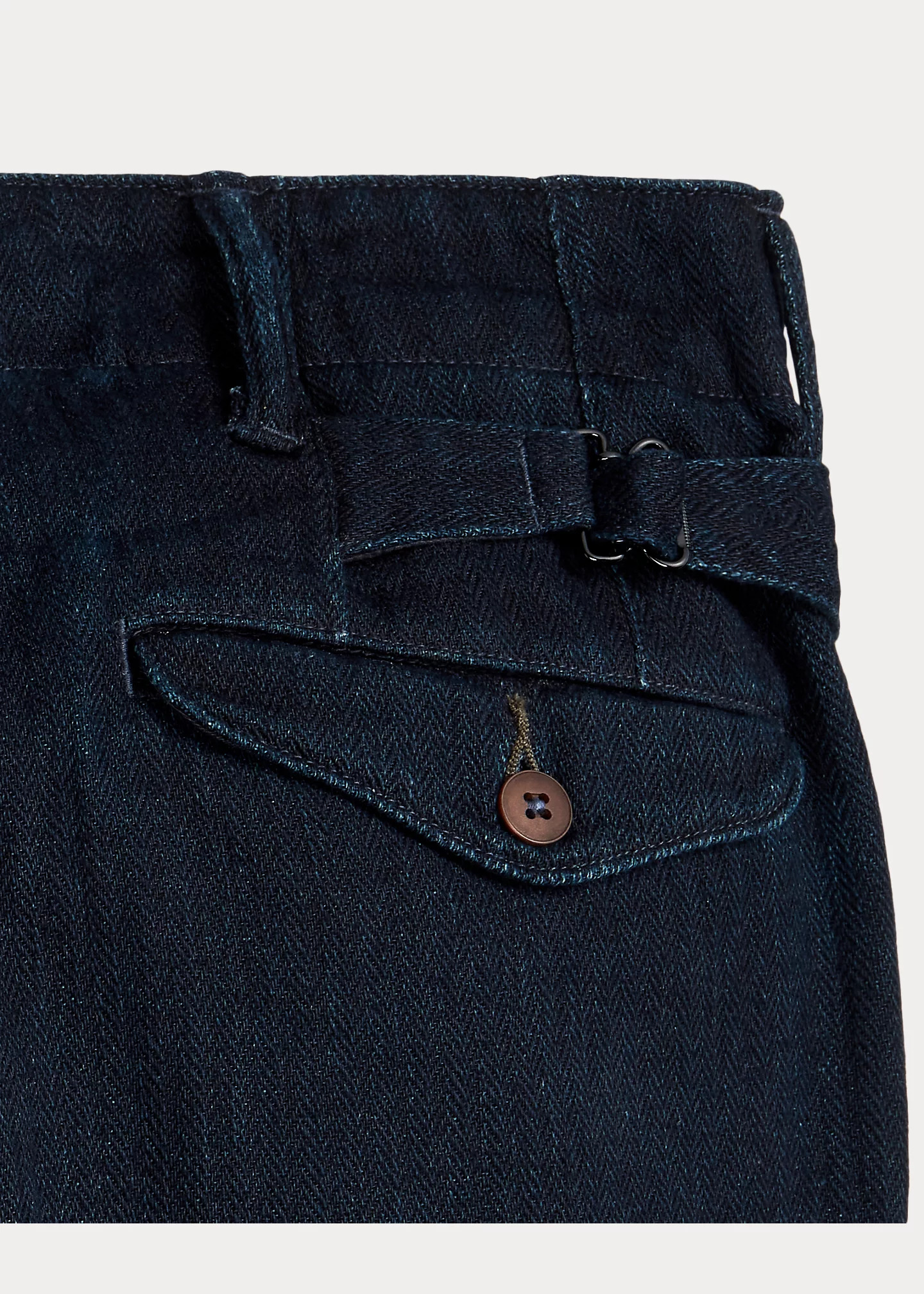 Indigo Herringbone Officer’s Pant - 9