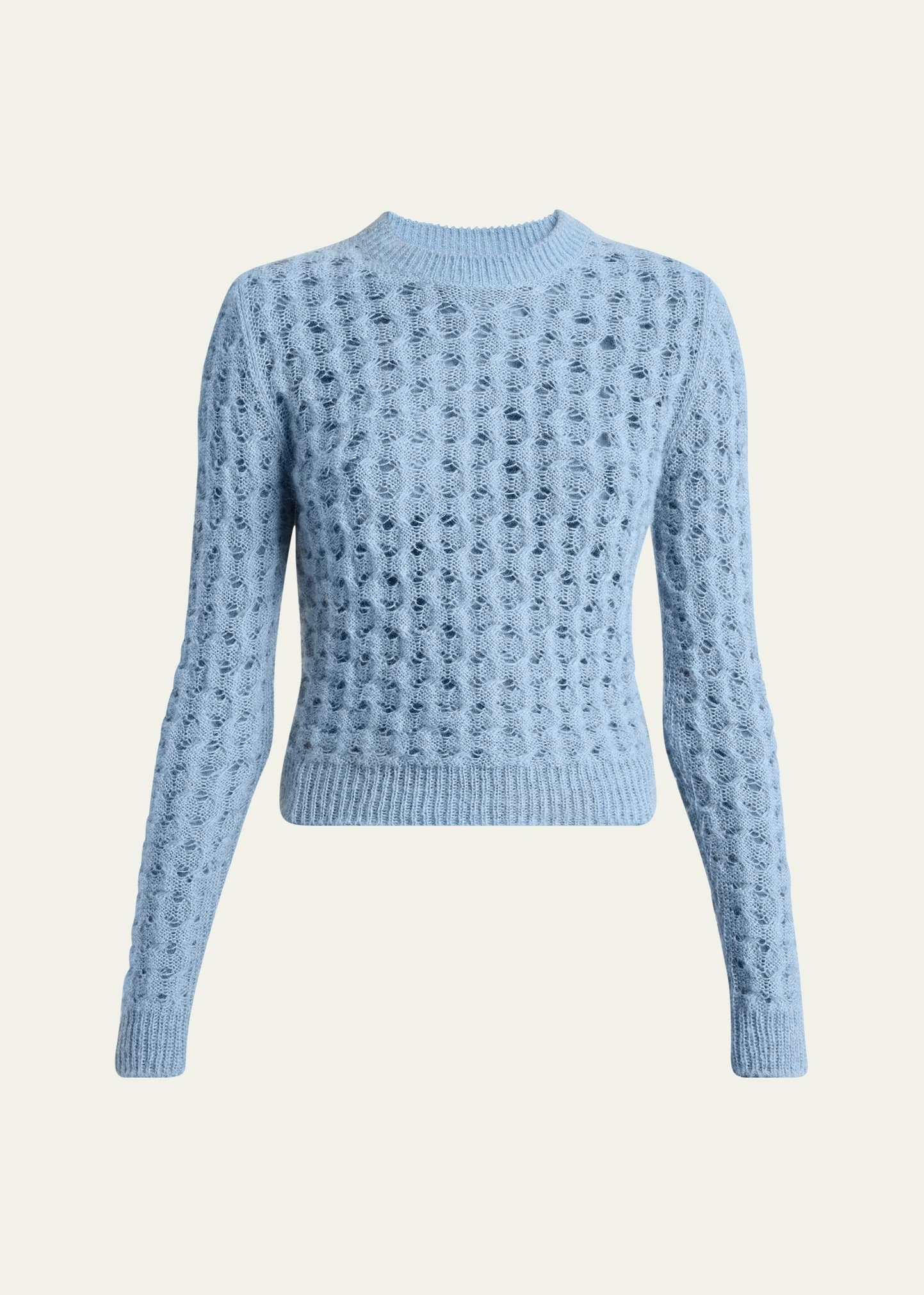 Cable Mohair Sweater - 1