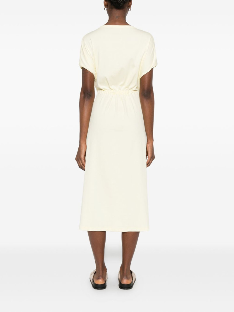 drawstring-waist midi dress 4