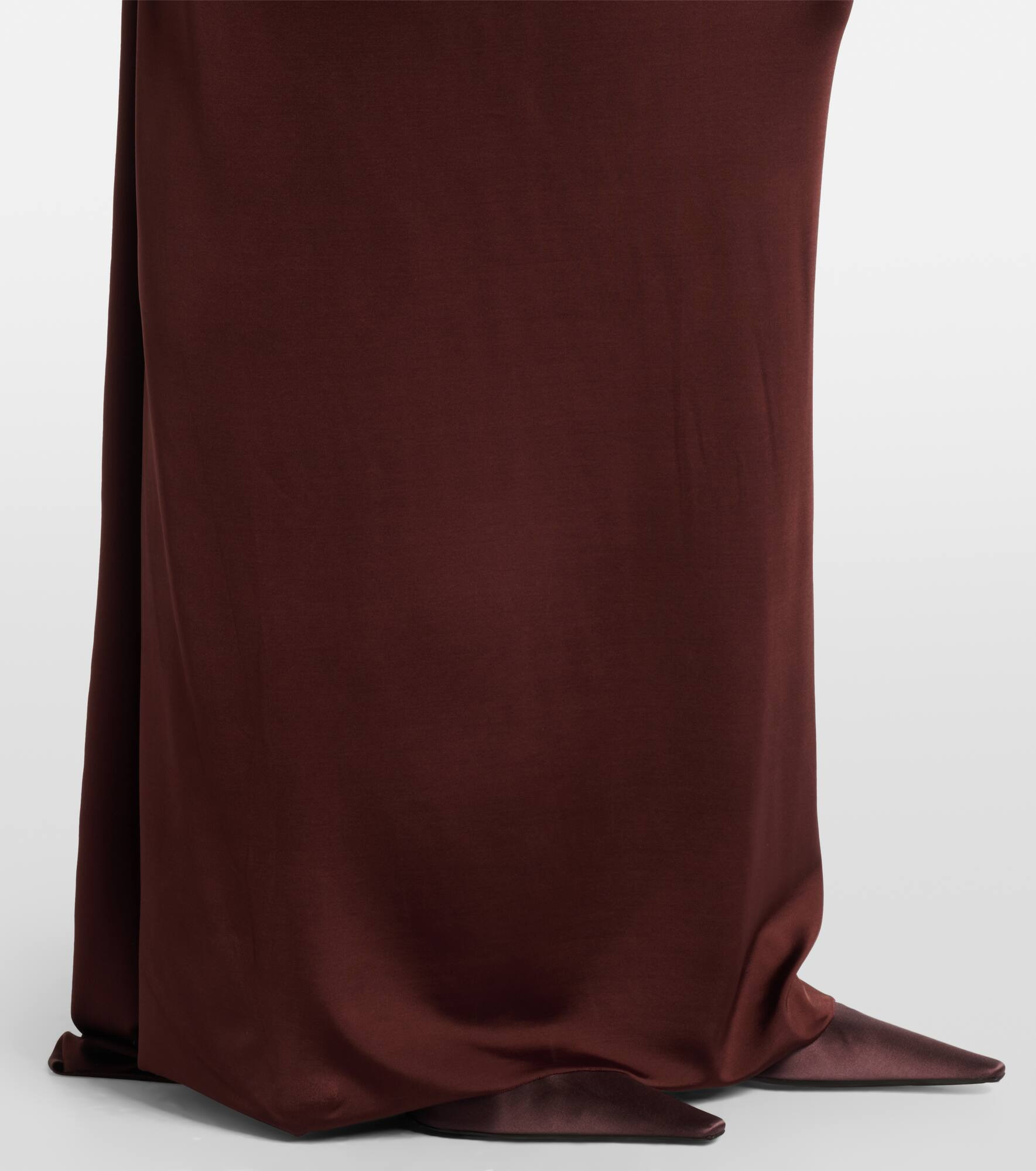 Draped jersey gown - 5
