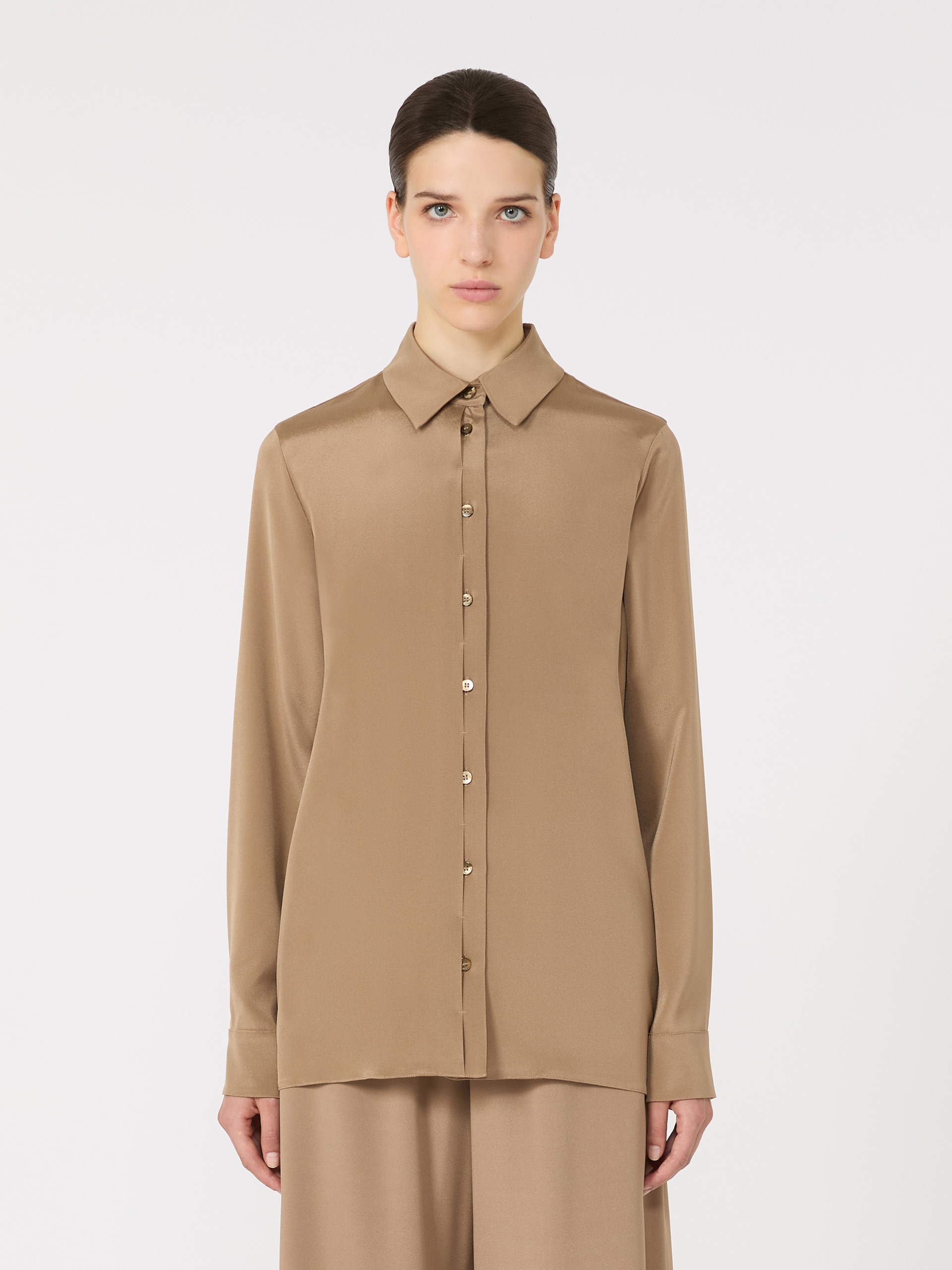 AVION Stretch silk cady shirt - 3