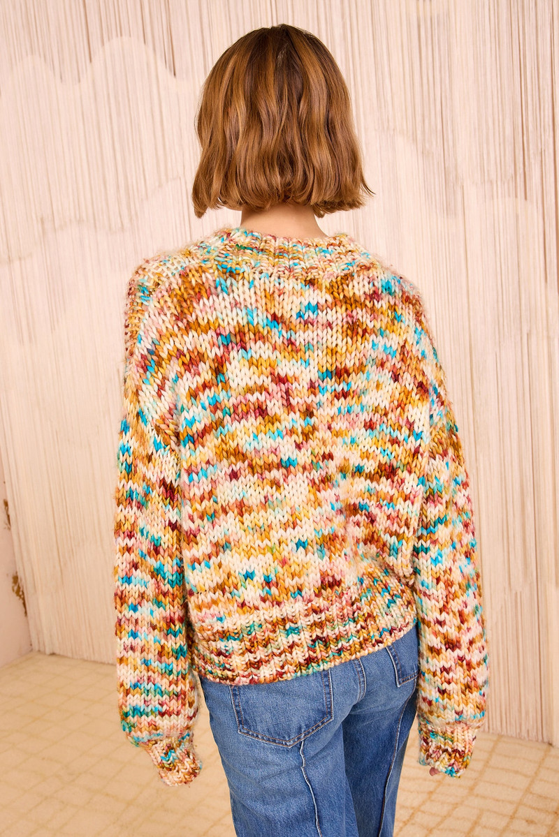Maude Multicolor Knit Pullover 5