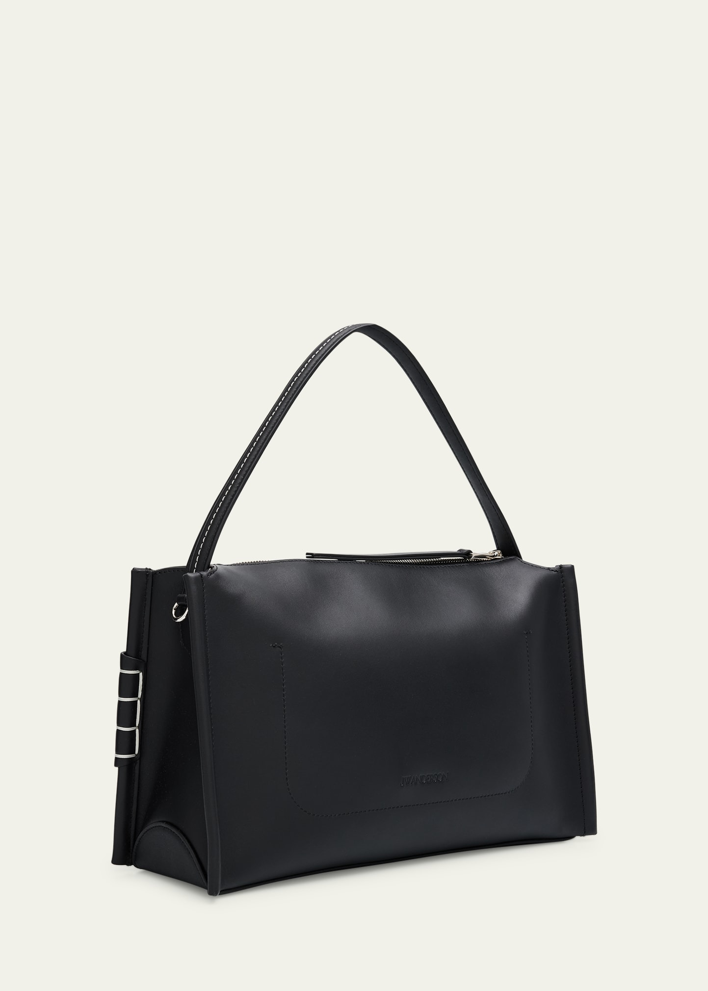 Loafer Medium Calf Leather Crossbody Bag - 3
