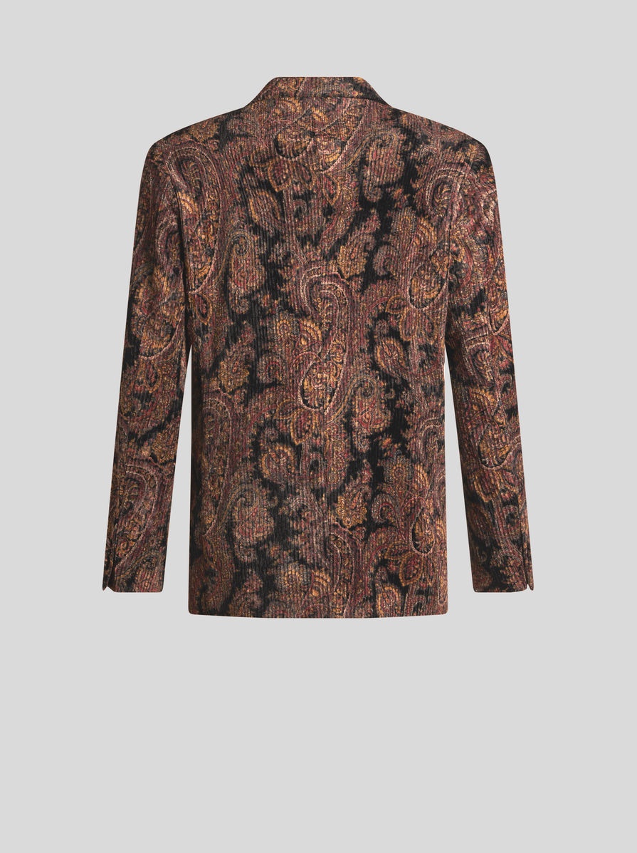 RIBBED PAISLEY JACKET - 5