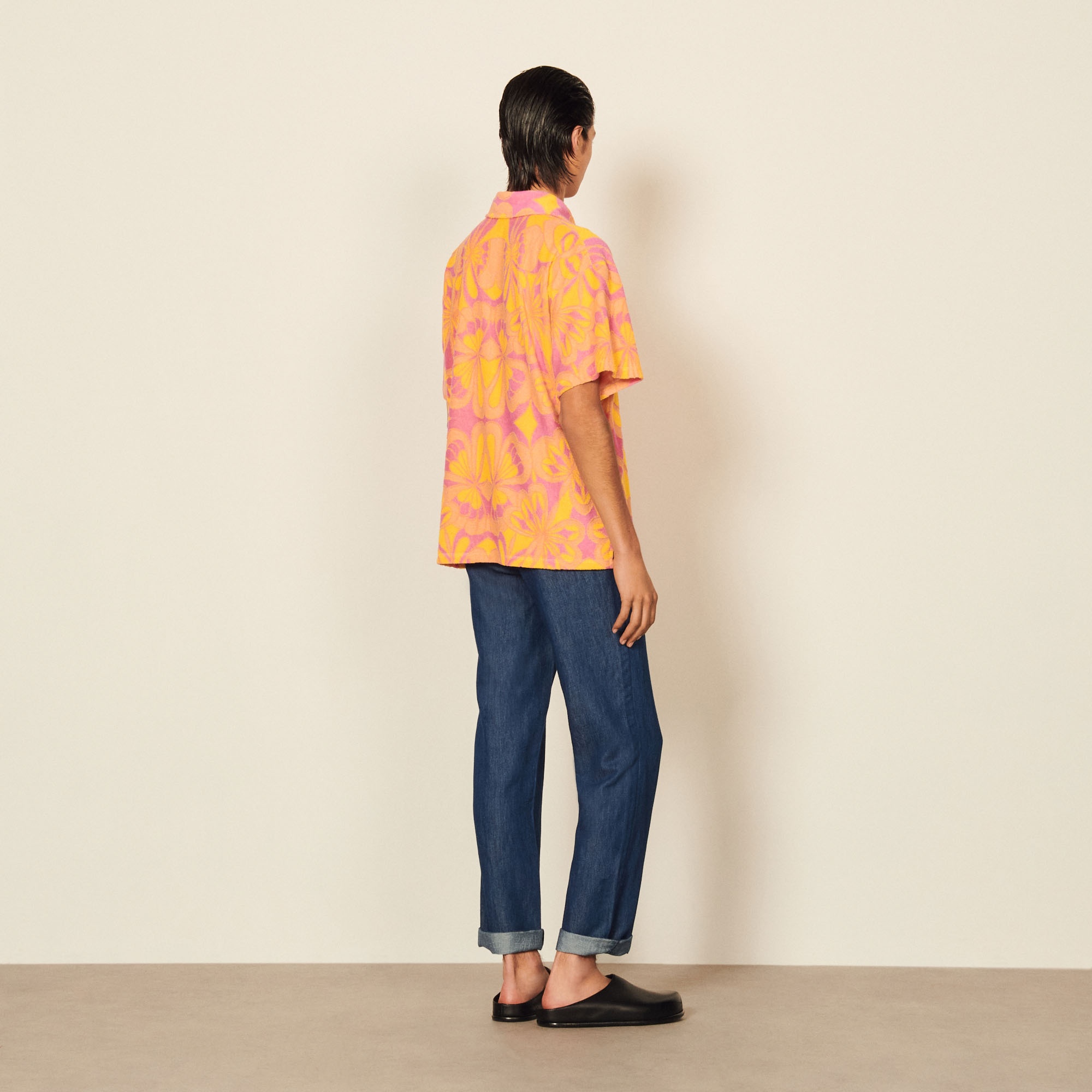 Oversized patterned polo shirt - 3