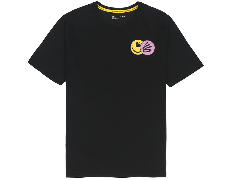 Under Armour Curry Hoop Vibes T-shirt 'Black' 1366617-001 - 1