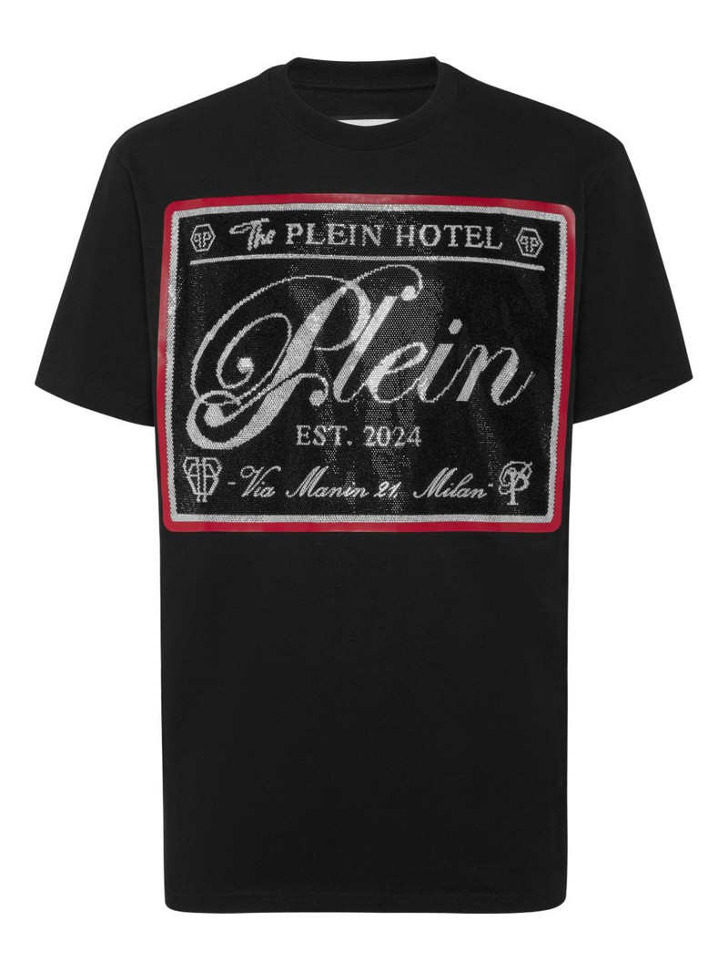 logo-embellished T-shirt 1