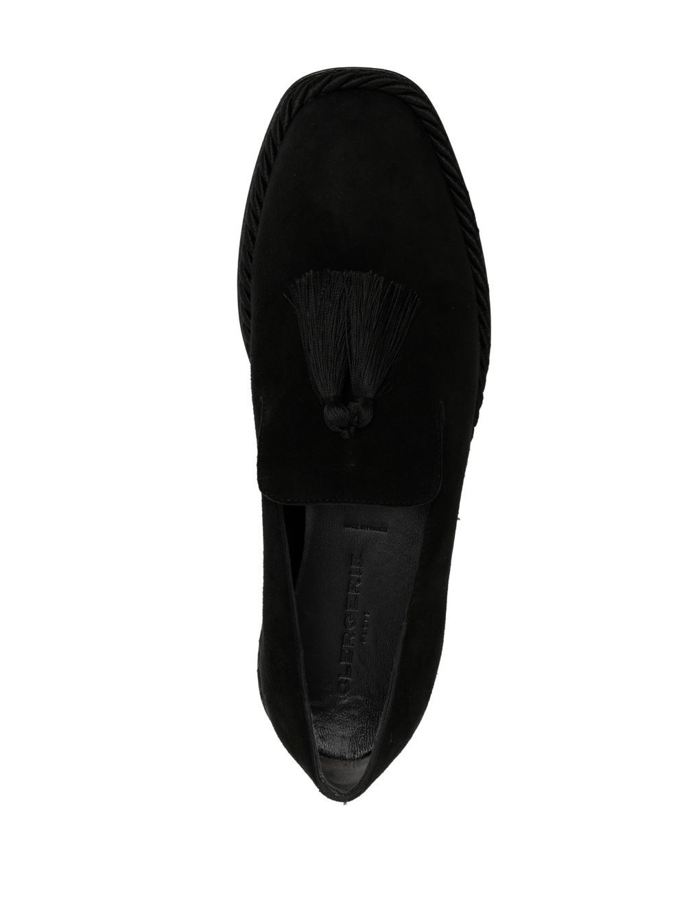 tassel-detail suede loafers - 4