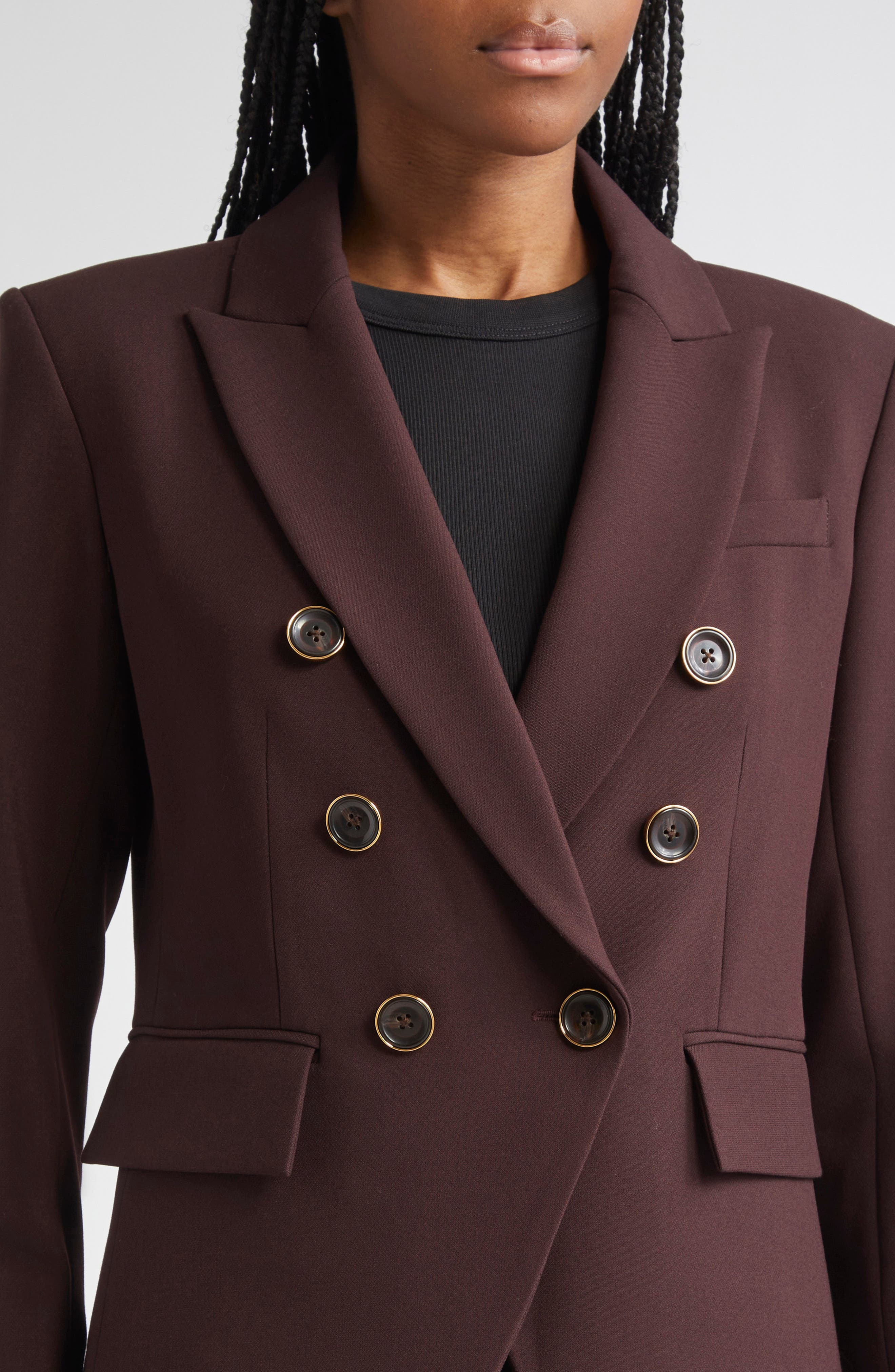 Veronica Beard Miller Dickey Jacket in Dark Currant at Nordstrom - 6