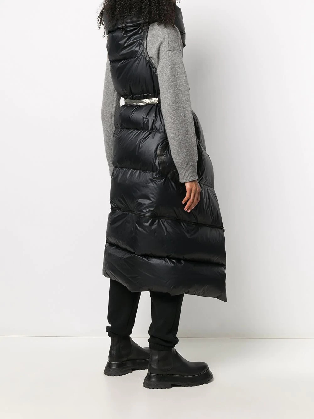 longline padded down gilet - 4