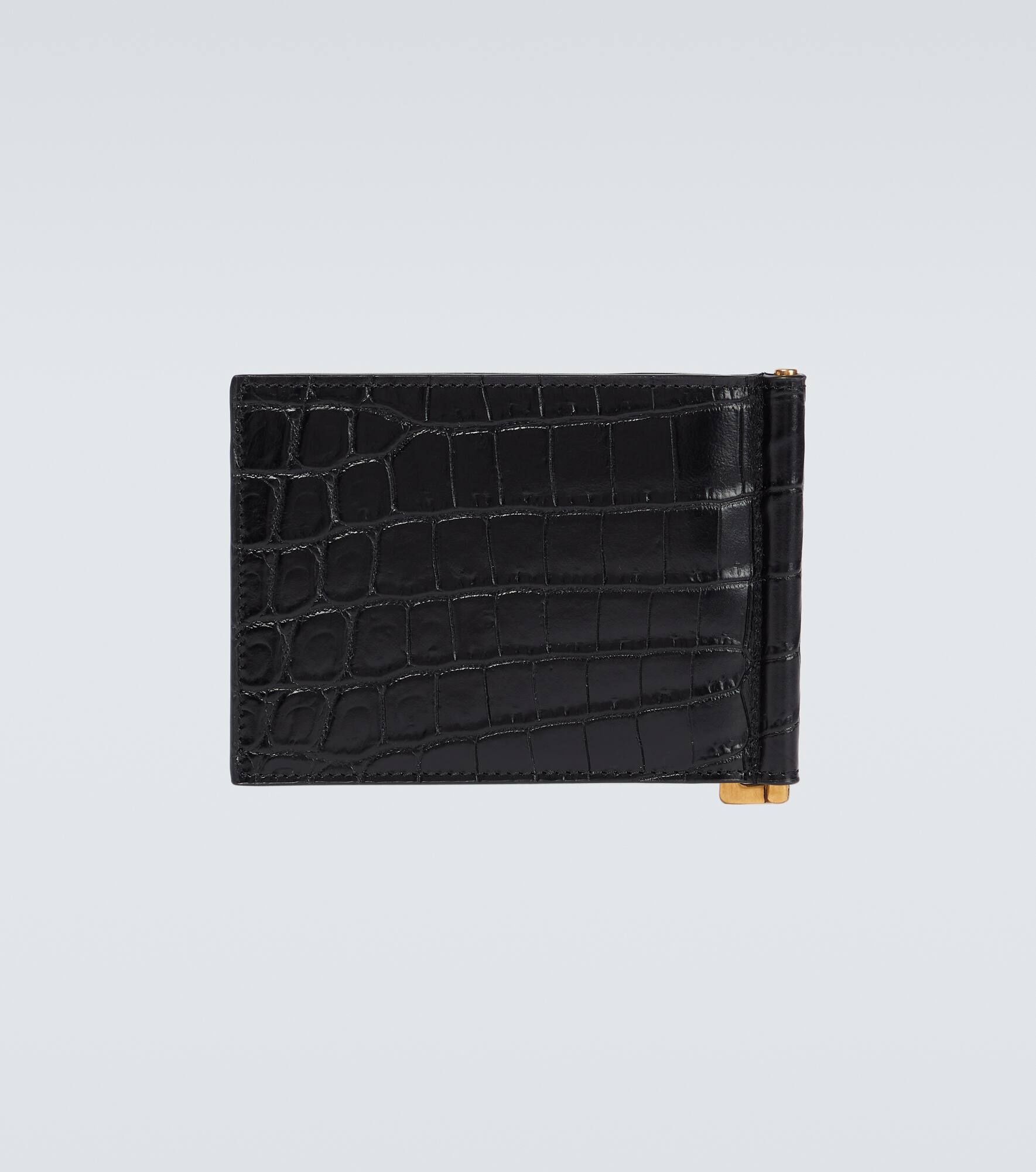 Cassandre croc-effect leather wallet - 3