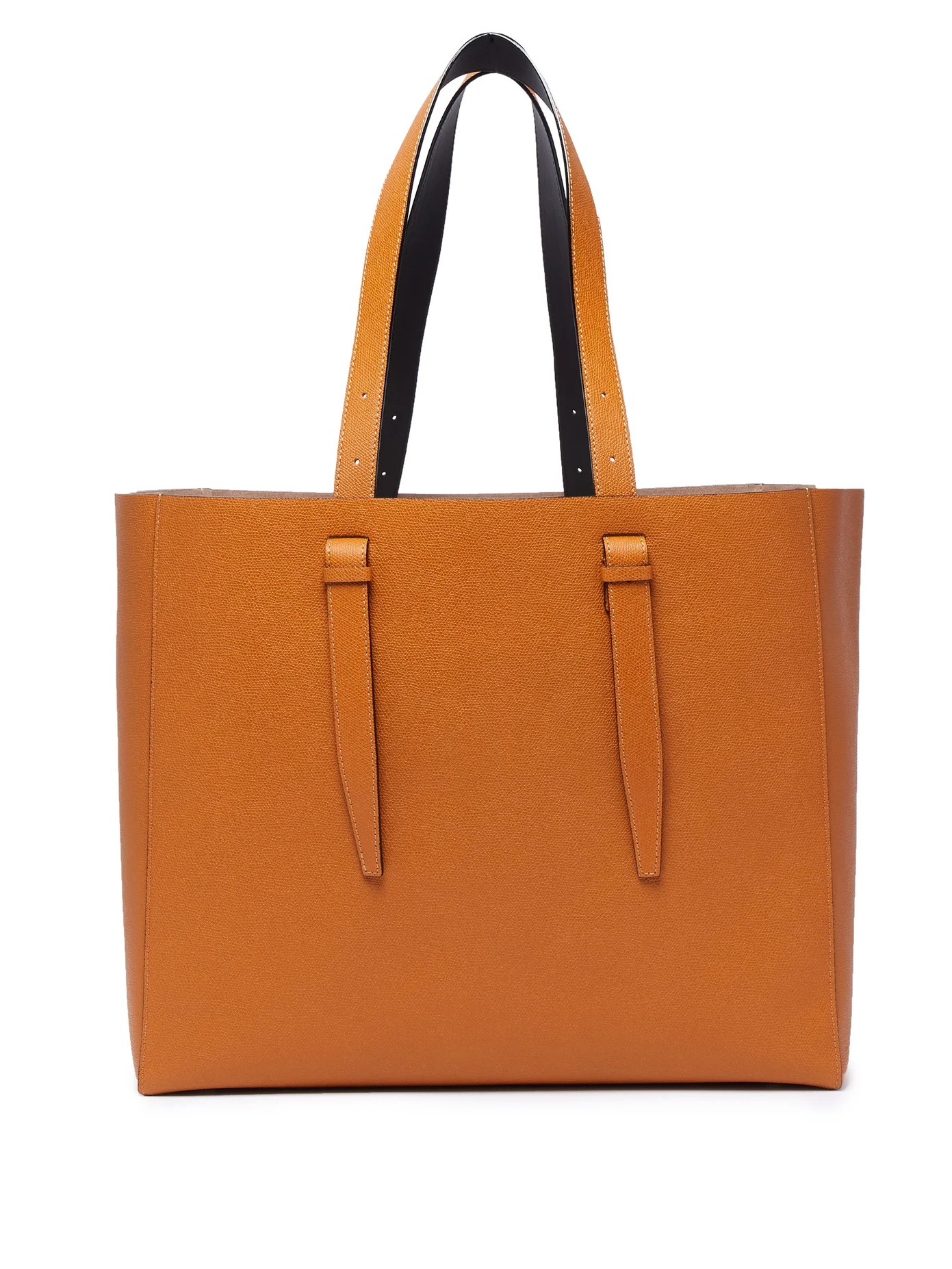 Large grained-leather tote - 1