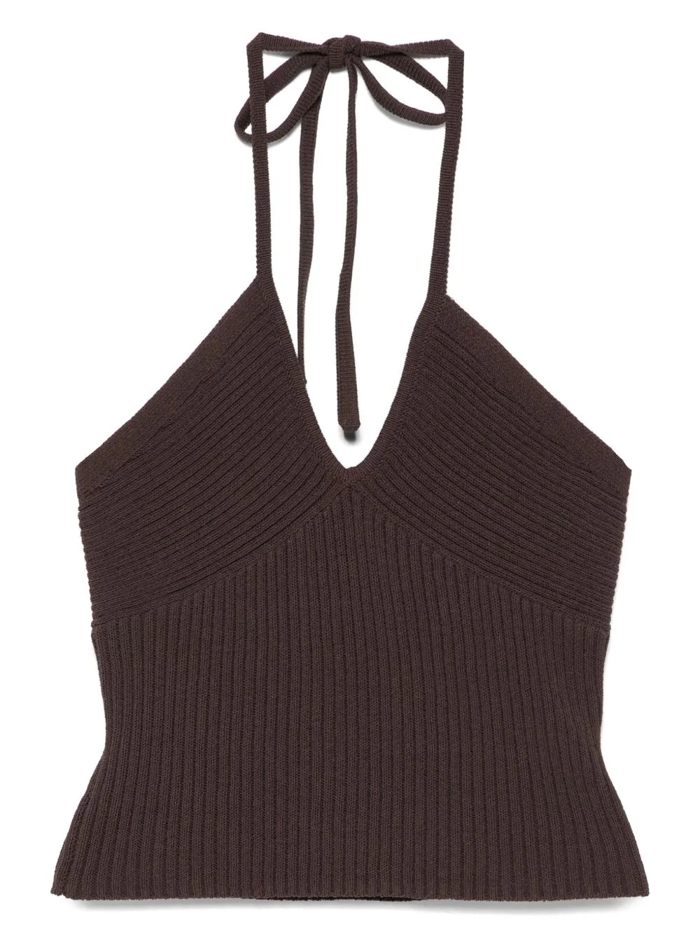 ribbed-knit tank top - 1