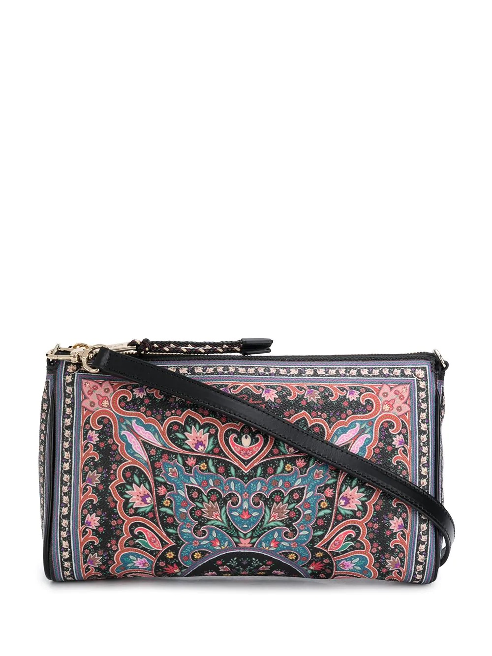 floral-print baguette bag - 1