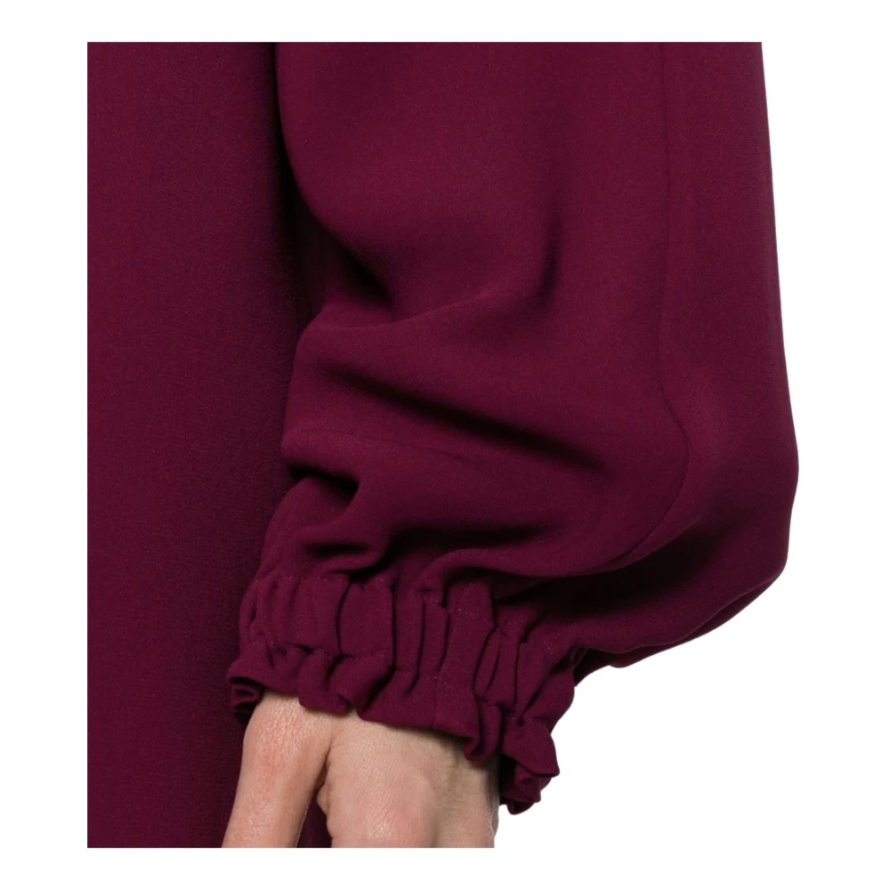 SILK DRESS WITH V-NECK AND KEYHOLE - 7