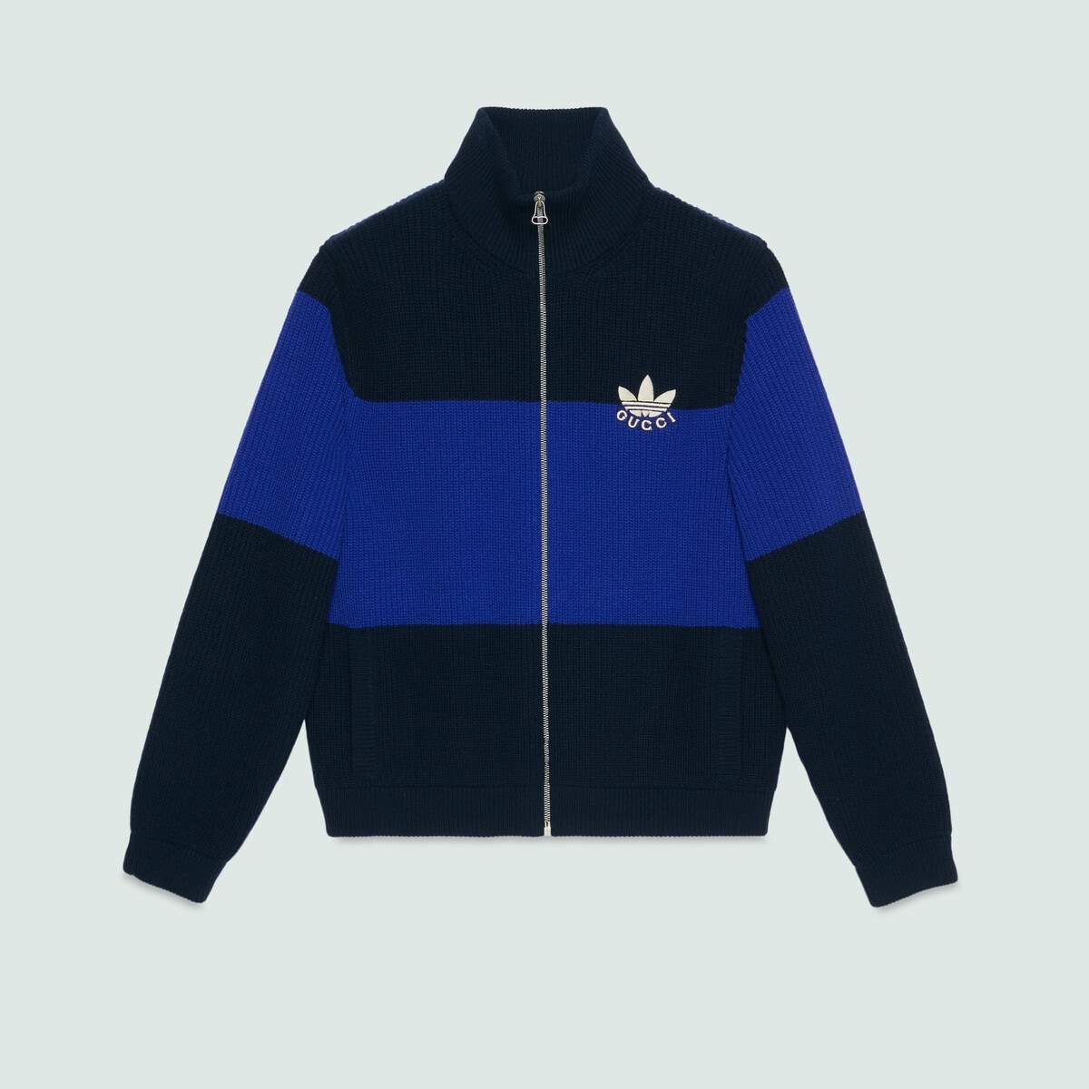 GUCCI adidas x Gucci wool zip jacket | REVERSIBLE