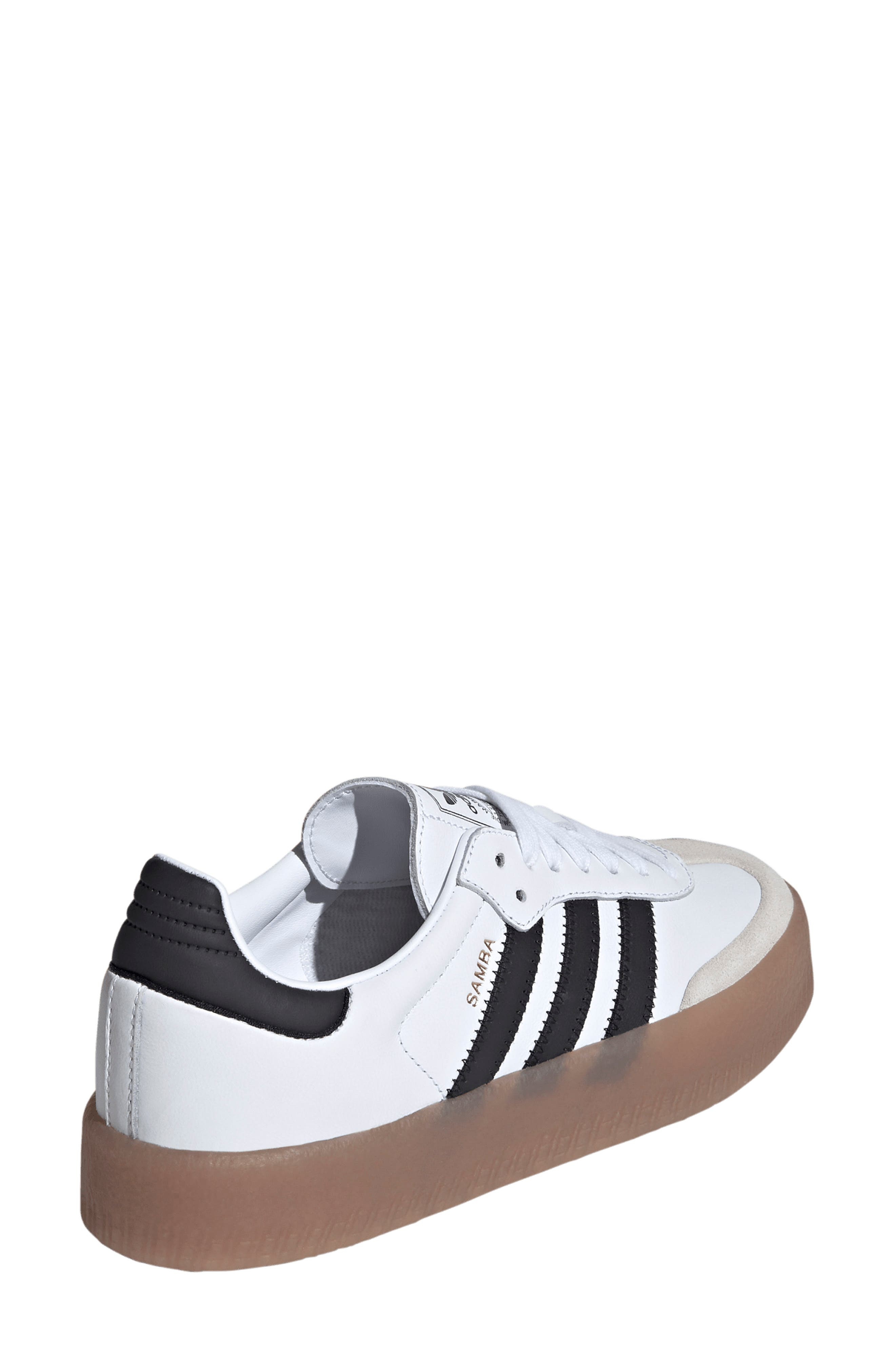 adidas Sambae Sneaker in White/Core Black/Gold Met. at Nordstrom - 2