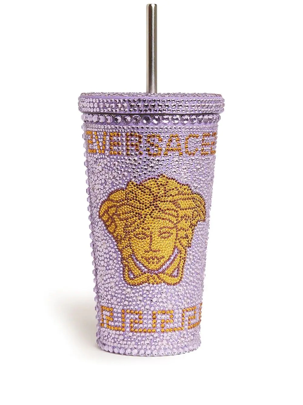 Medusa crystal-embellished travel cup - 1