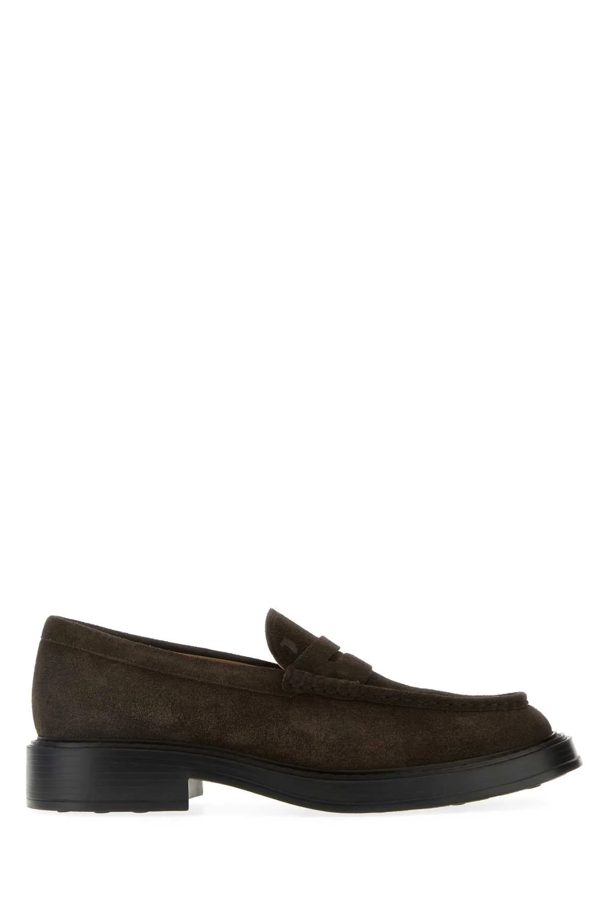Tod's Men Brown Suede Loafers - 1