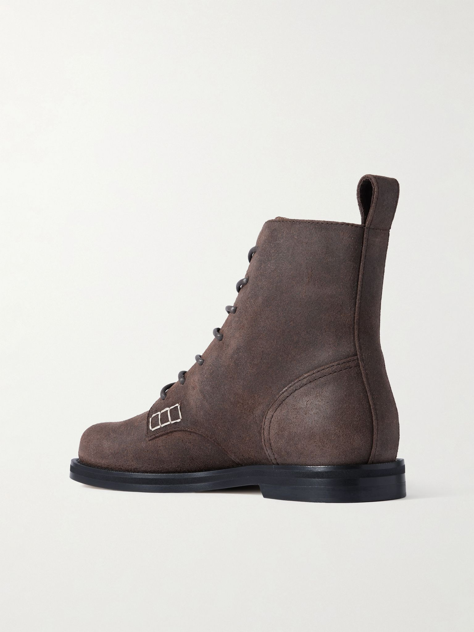 Loafer suede ankle boots Brown - 3