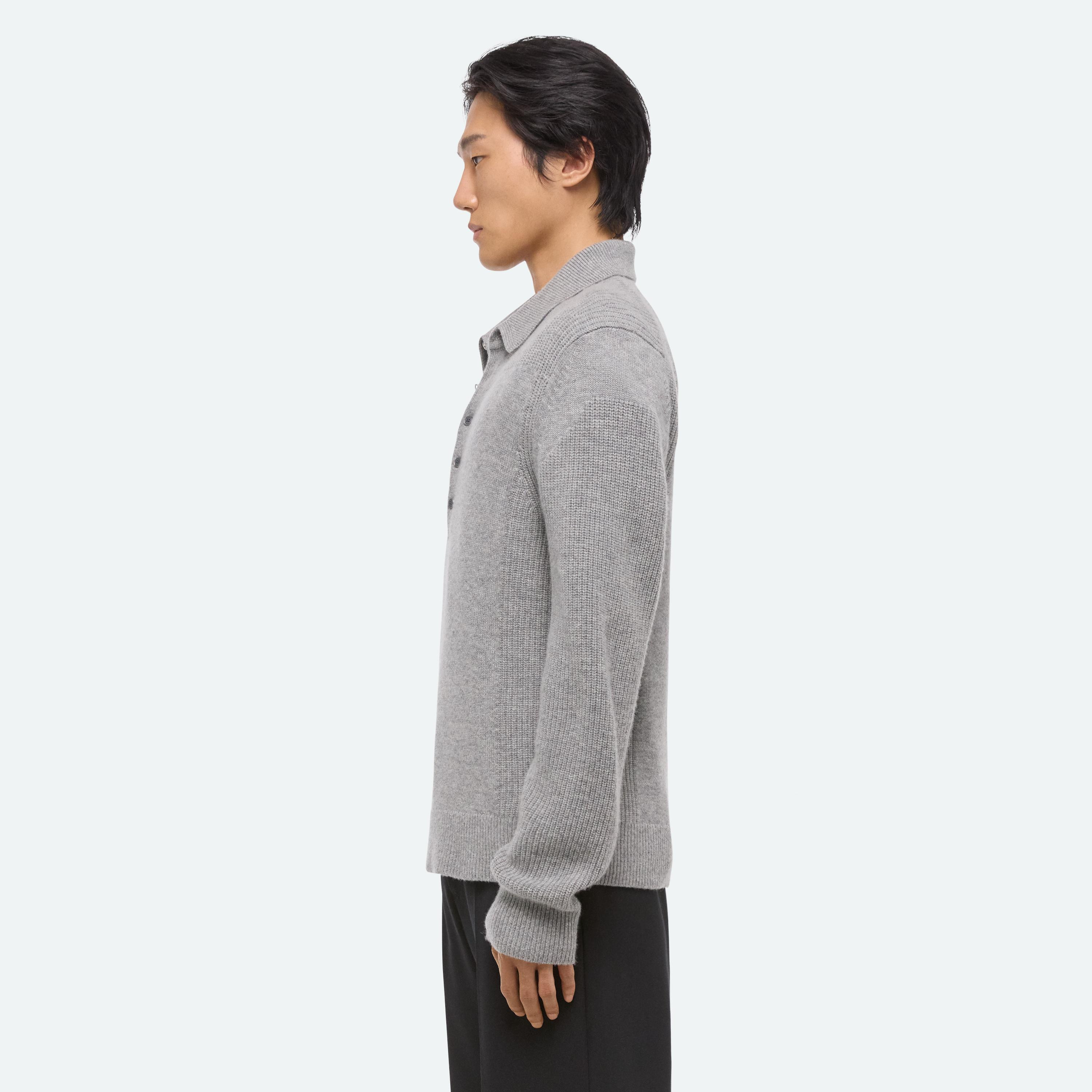 BLOCK POLO SWEATER - 5