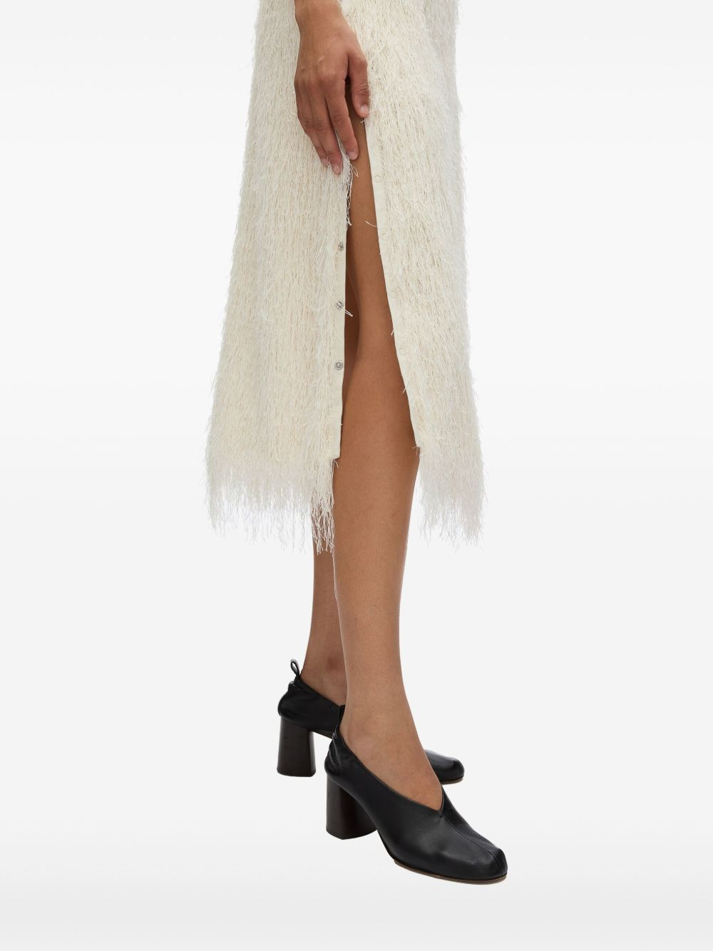 fringed midi skirt - 5