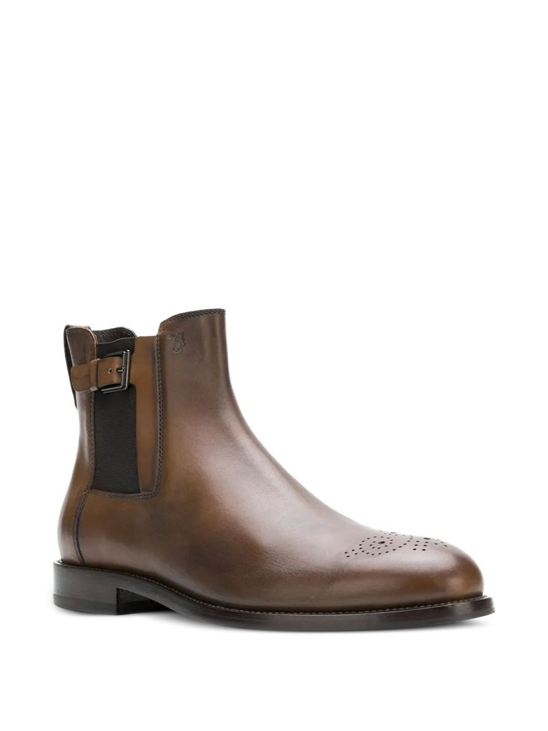 Tod's buckle detail chelsea boots outlook