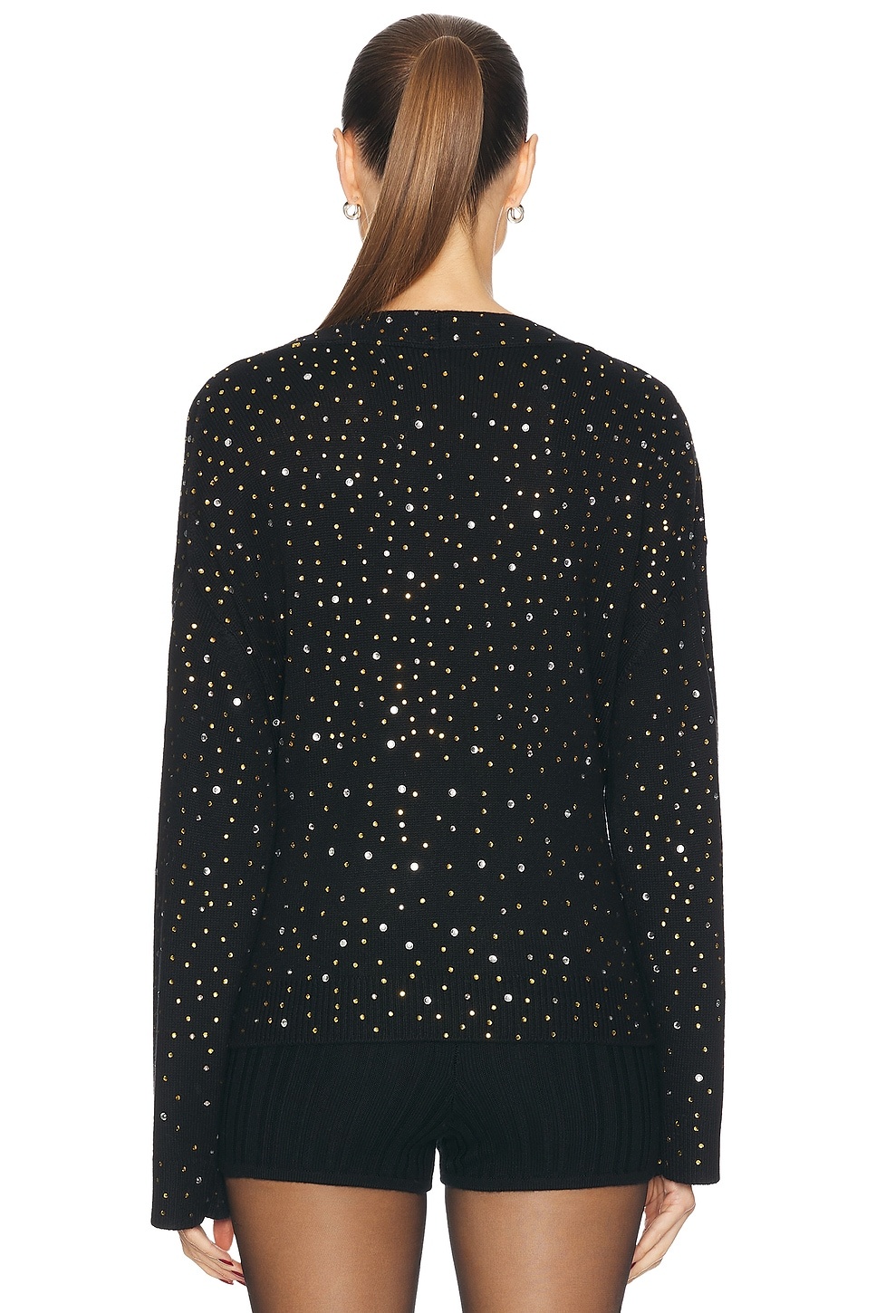 Embellished Oak Wrap Cardigan - 4