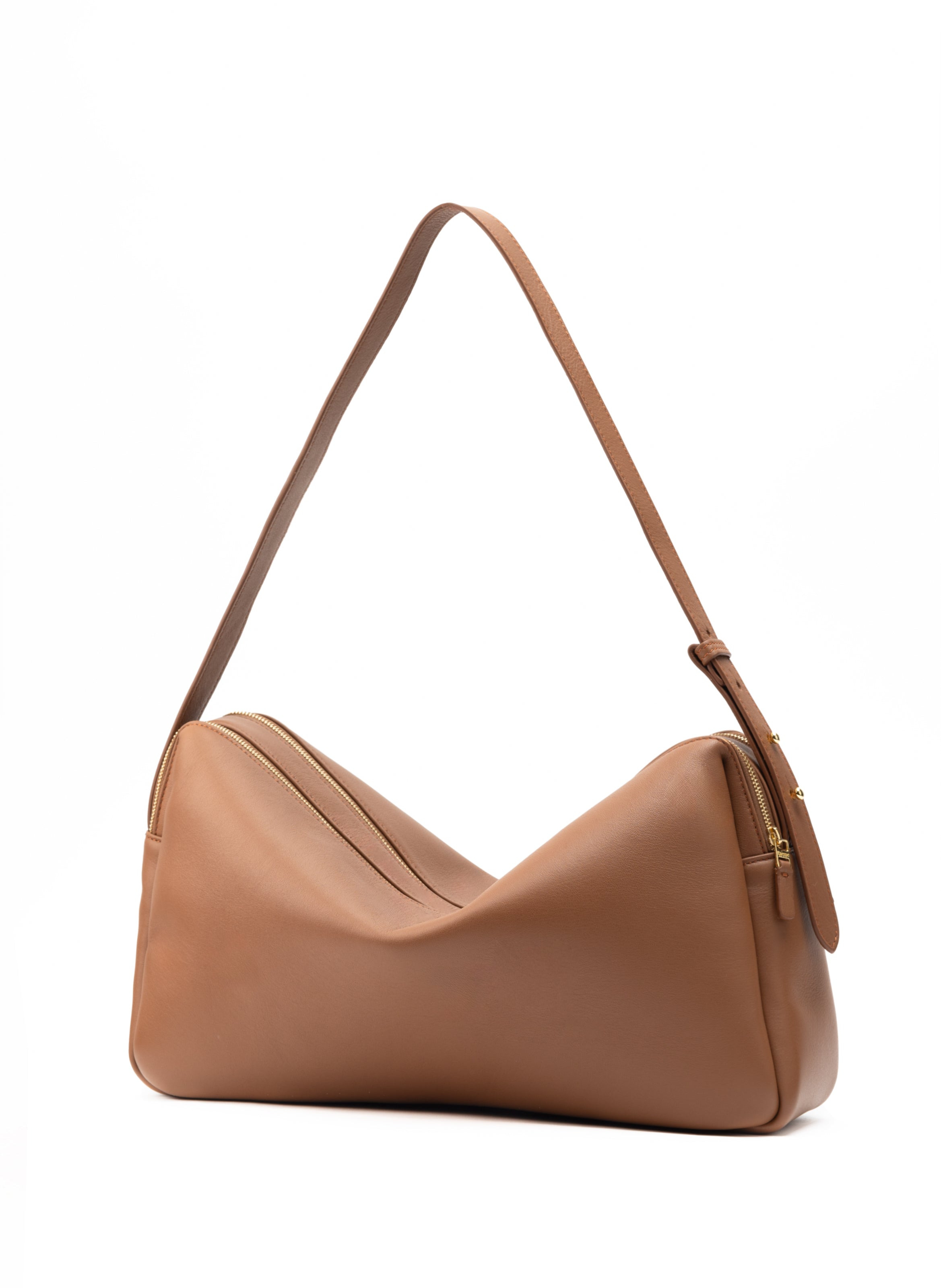 Trousse Large Leather Cognac - 3