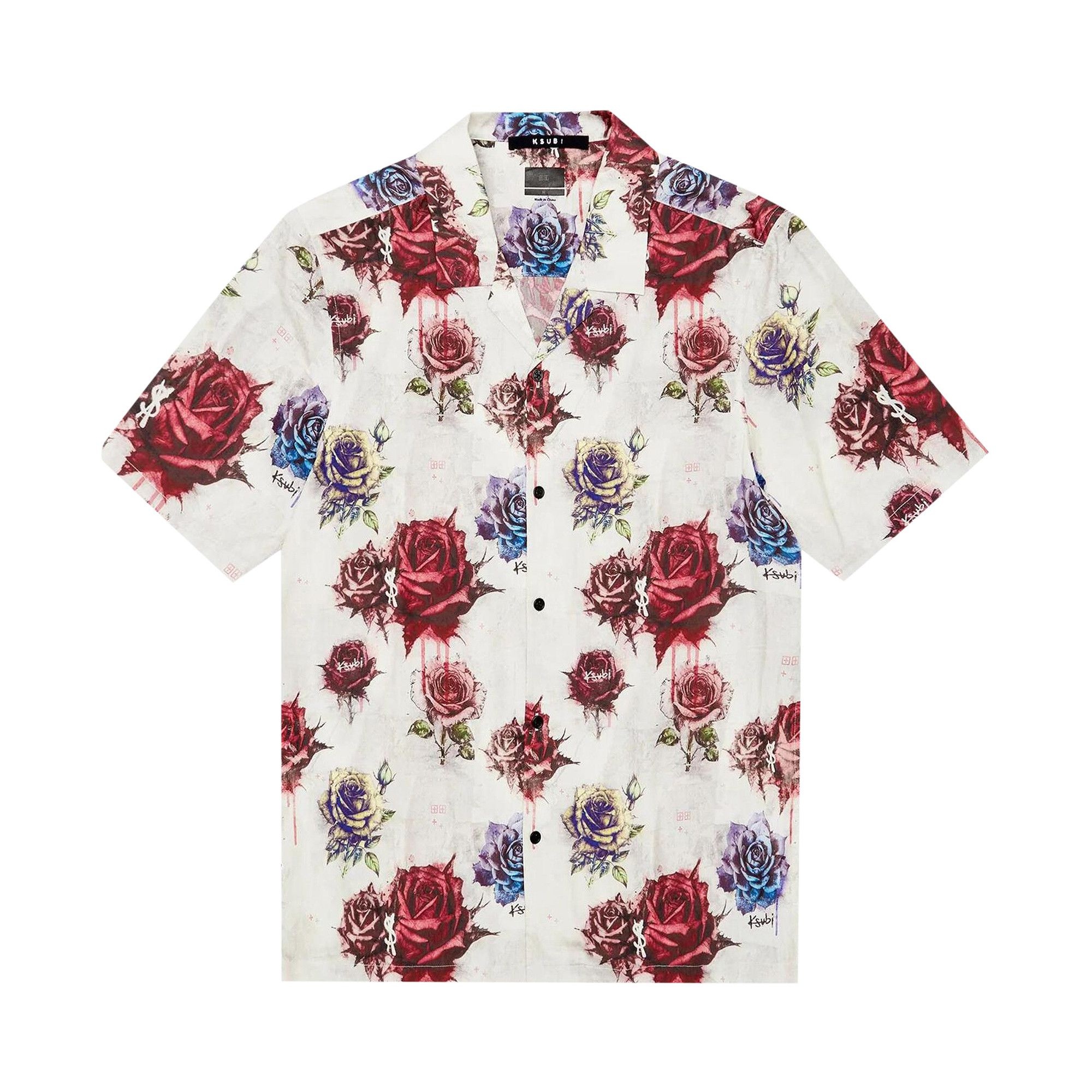 Ksubi Graff Rose Resort Shirt 'Multicolor' - 1