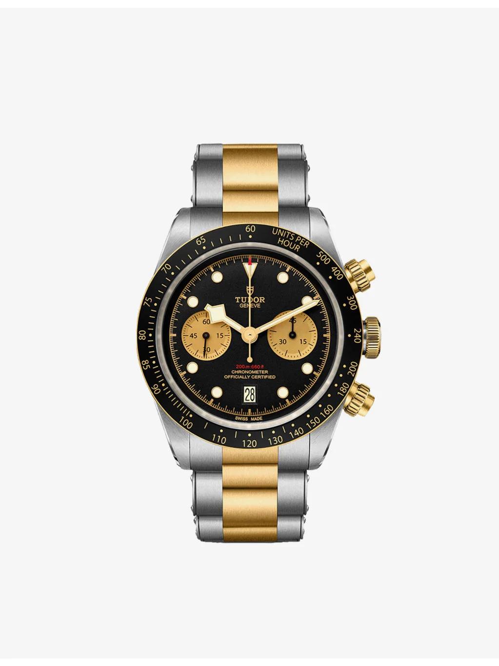 M7936N-0001 Black Bay 41 Chrono S&G 18ct yellow-gold and stainless steel automatic watch - 1