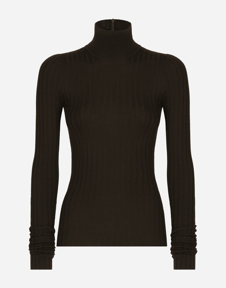 Cashmere turtle-neck sweater - 1