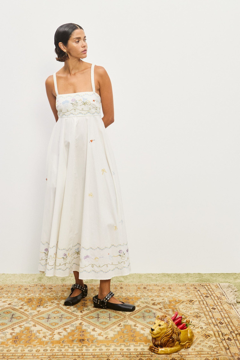 ALÉMAIS Giulia Embroidered Sundress outlook