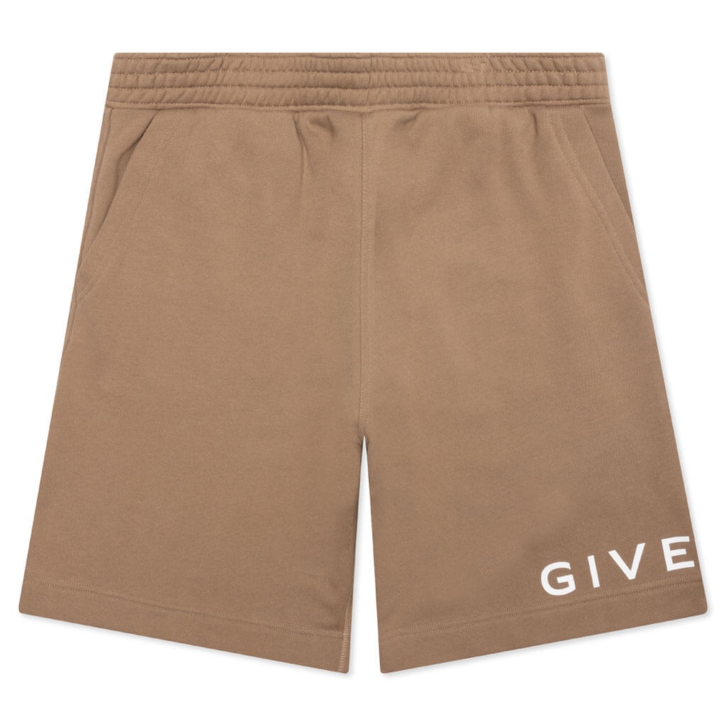 ARCHETYPE BERMUDA SHORTS - BEIGE CAMEL - 1