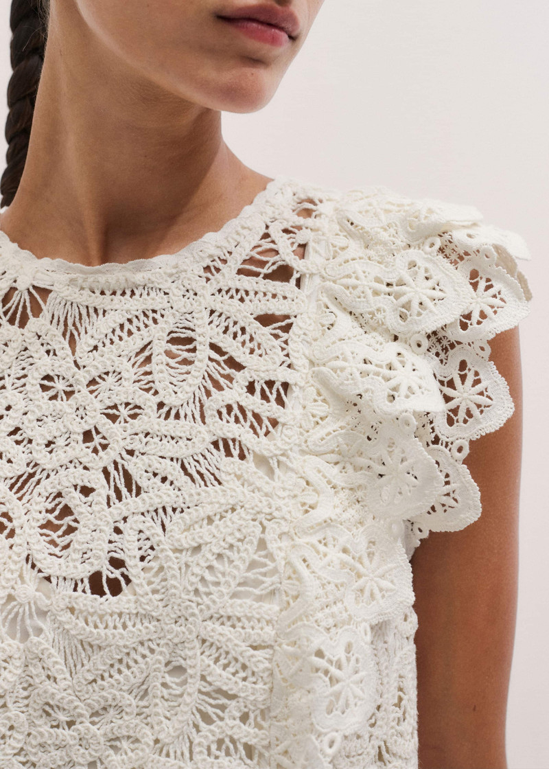 ME+EM Lace Layer Mini Dress outlook
