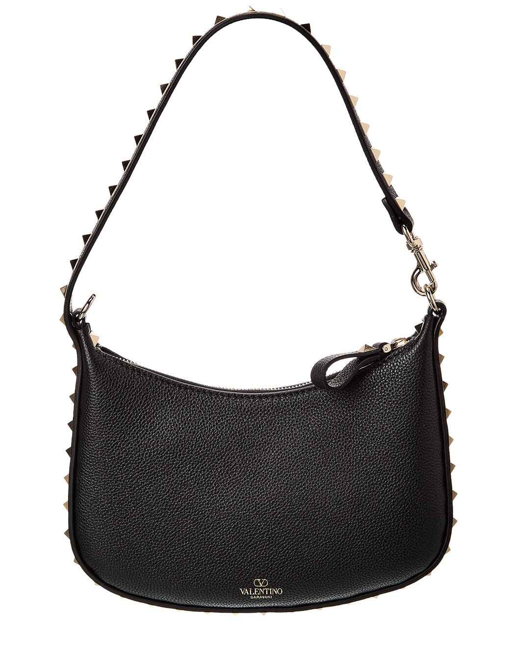 Valentino Mini Rockstud Leather Hobo Bag - 2