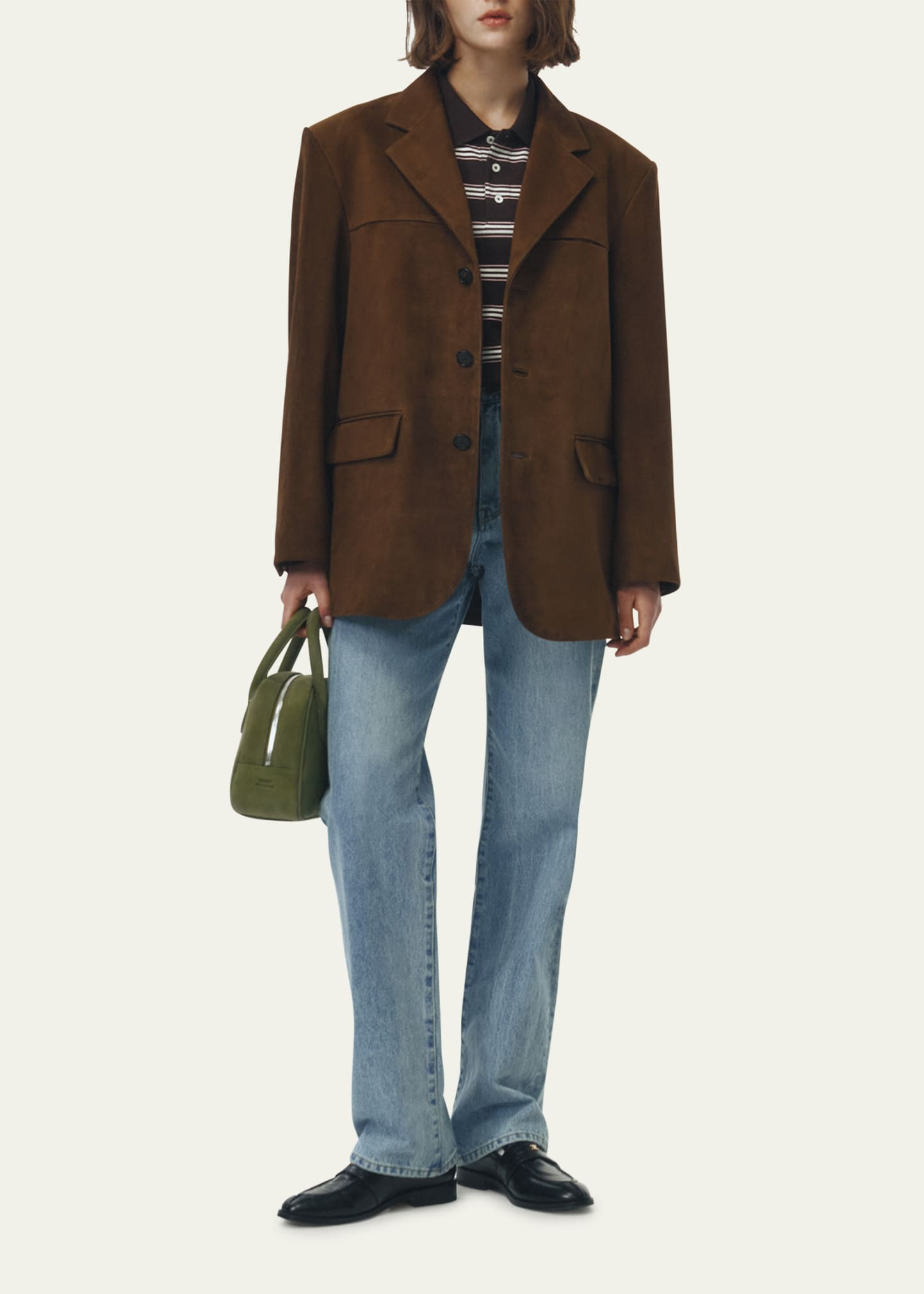 Unisex Tailored Suede Jacket - 4