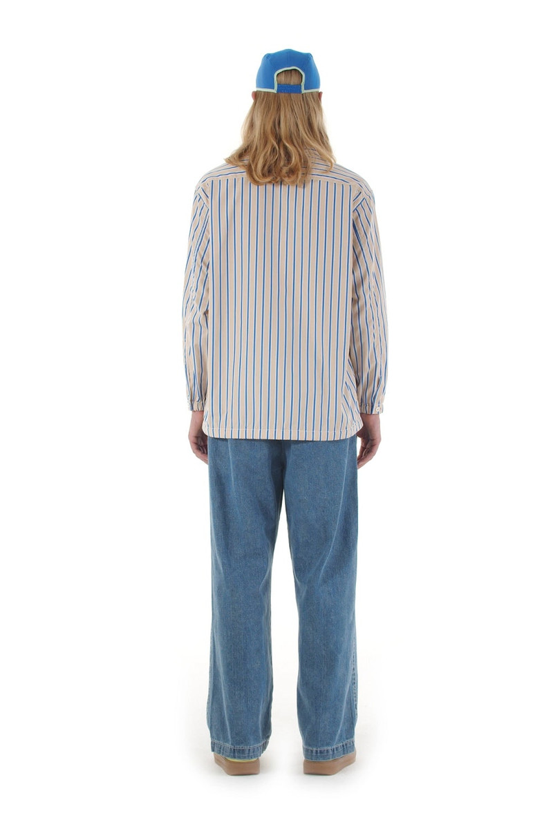 SUNNEI ELASTIC SHIRT / beige, white & blue outlook