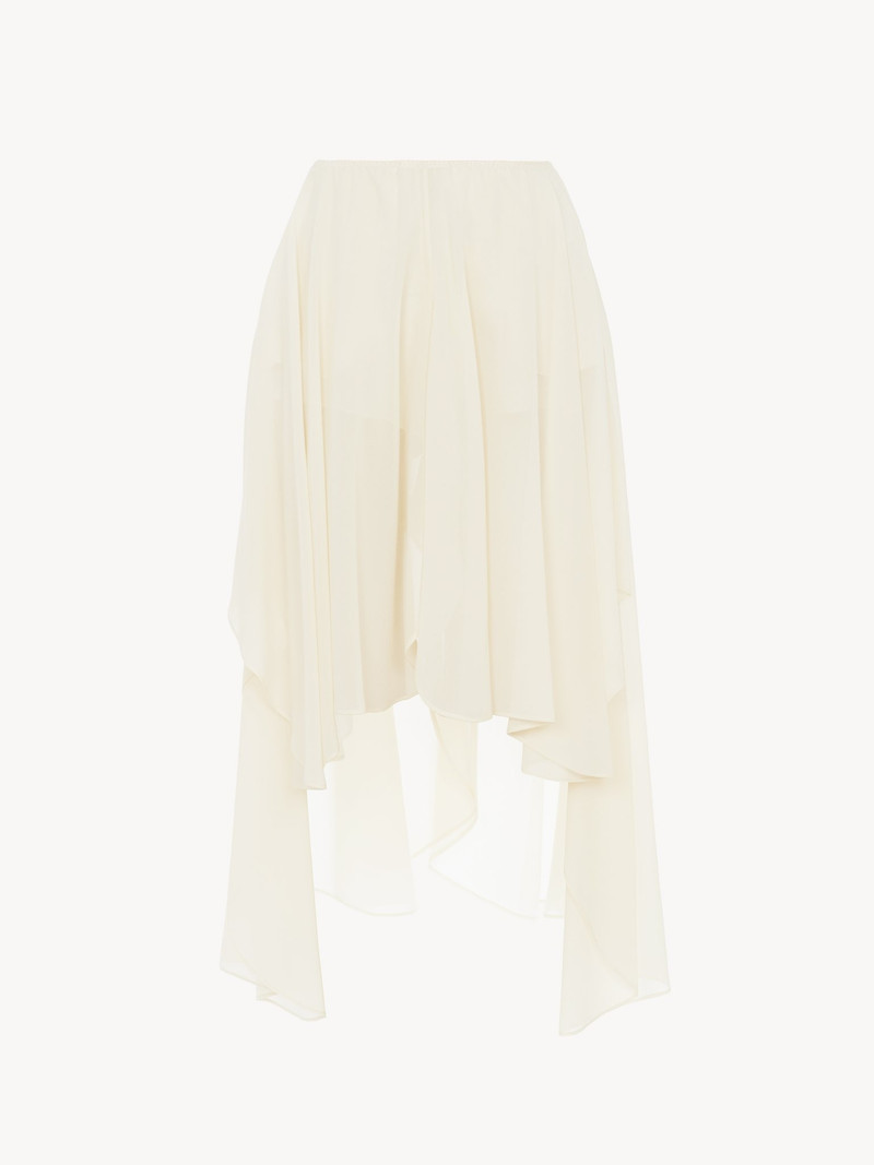 Chloé FLUID VOLANT SHORTS IN SILK GEORGETTE outlook