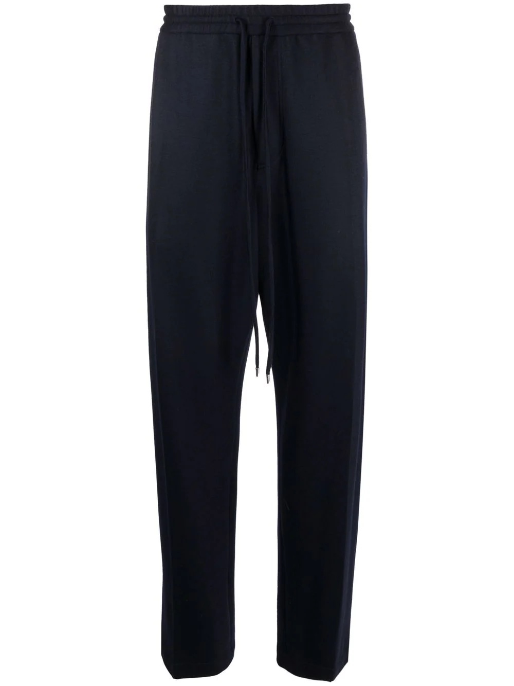 straight-leg relaxed-fit knitted track pants - 1