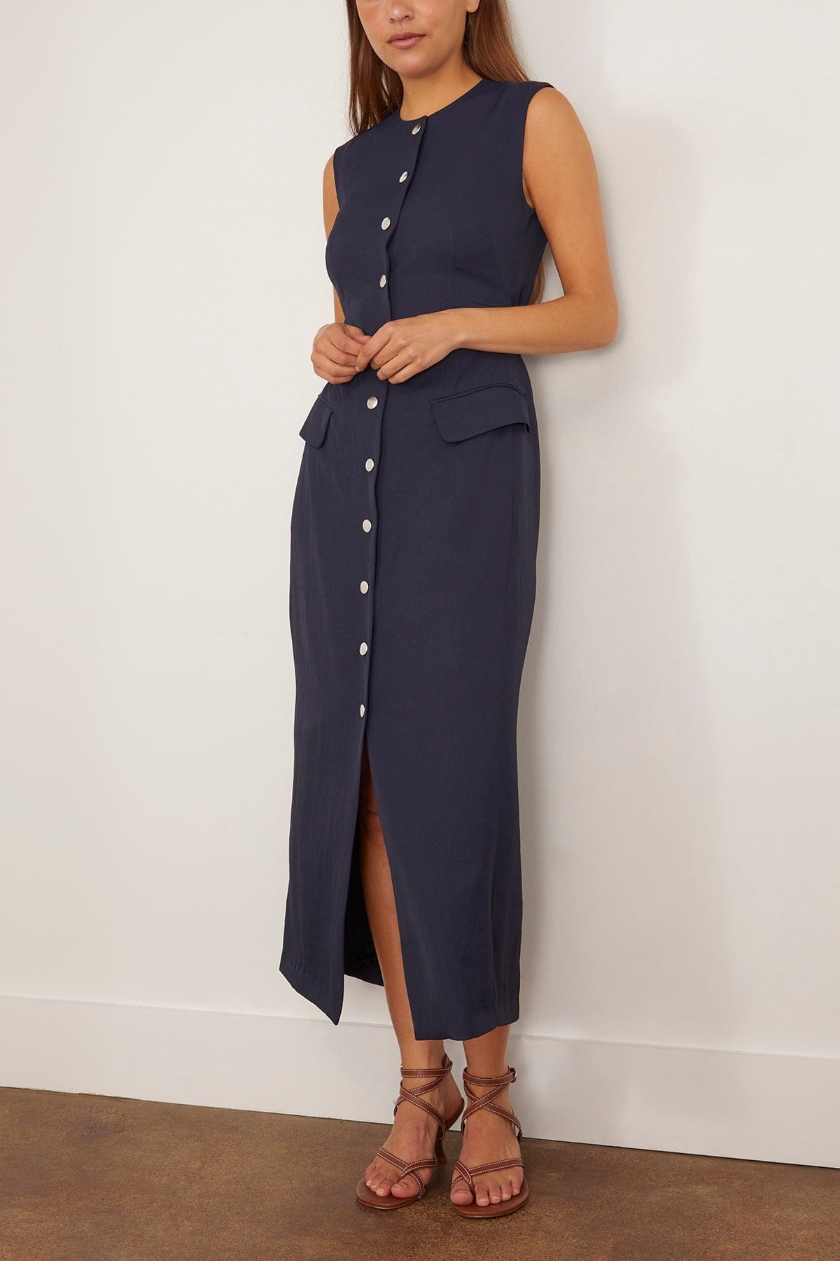 Dilby Dress in Navy - 3