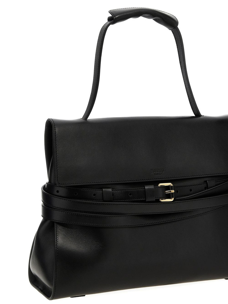 Tie Me belt-detail tote bag 3
